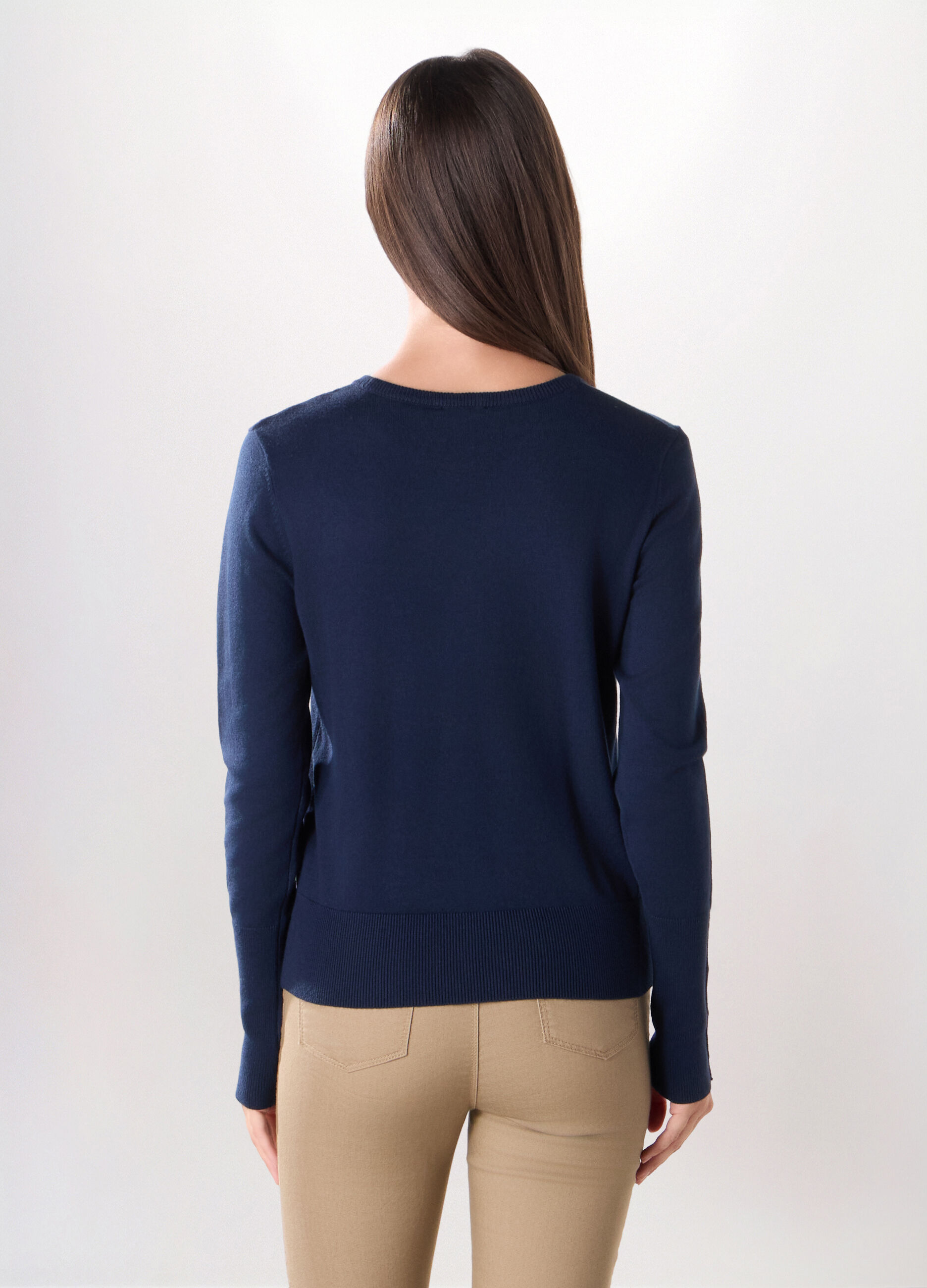 Pullover misto viscosa donna_1