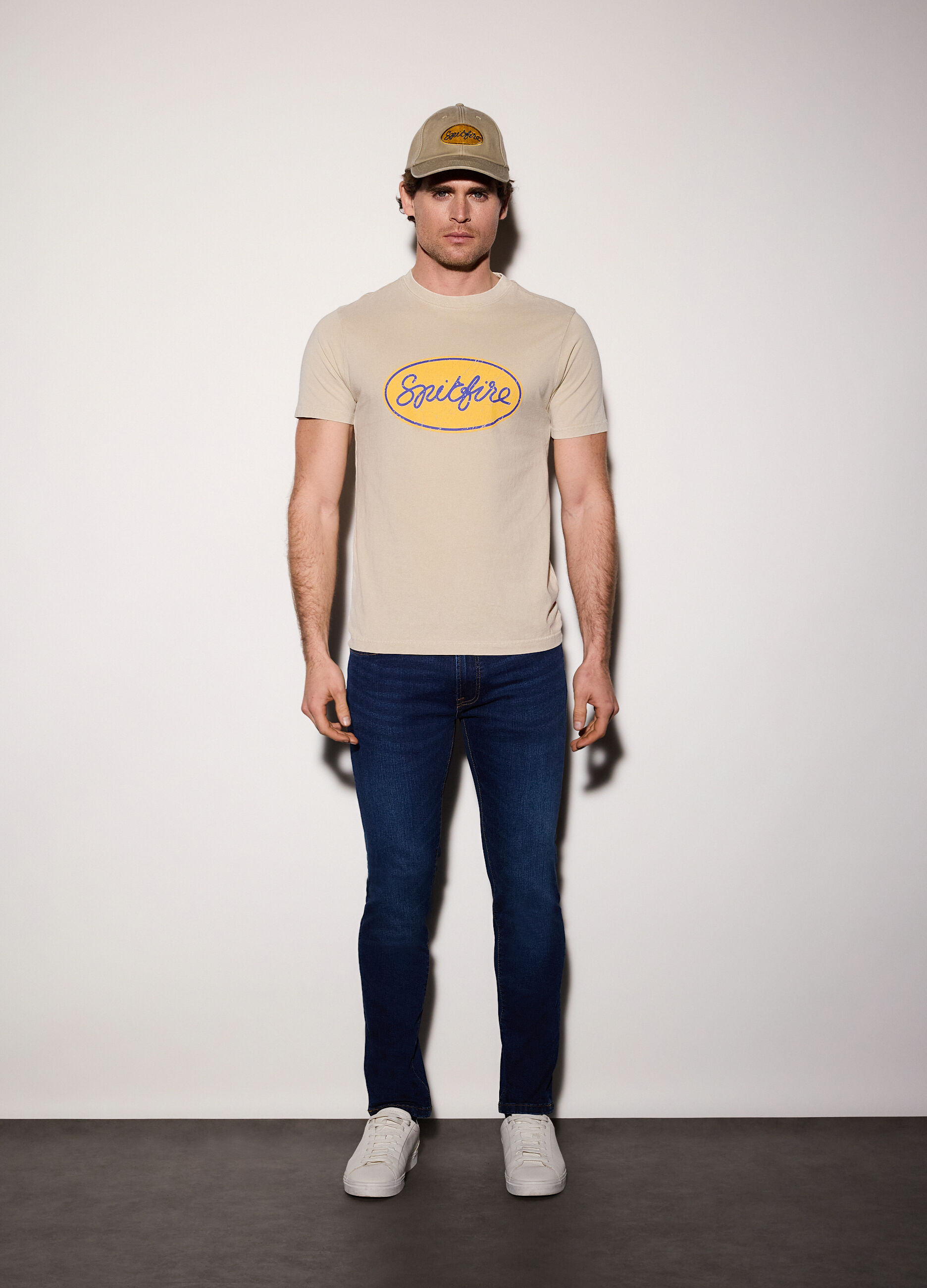 Jeans skinny fit in misto cotone stretch uomo_0