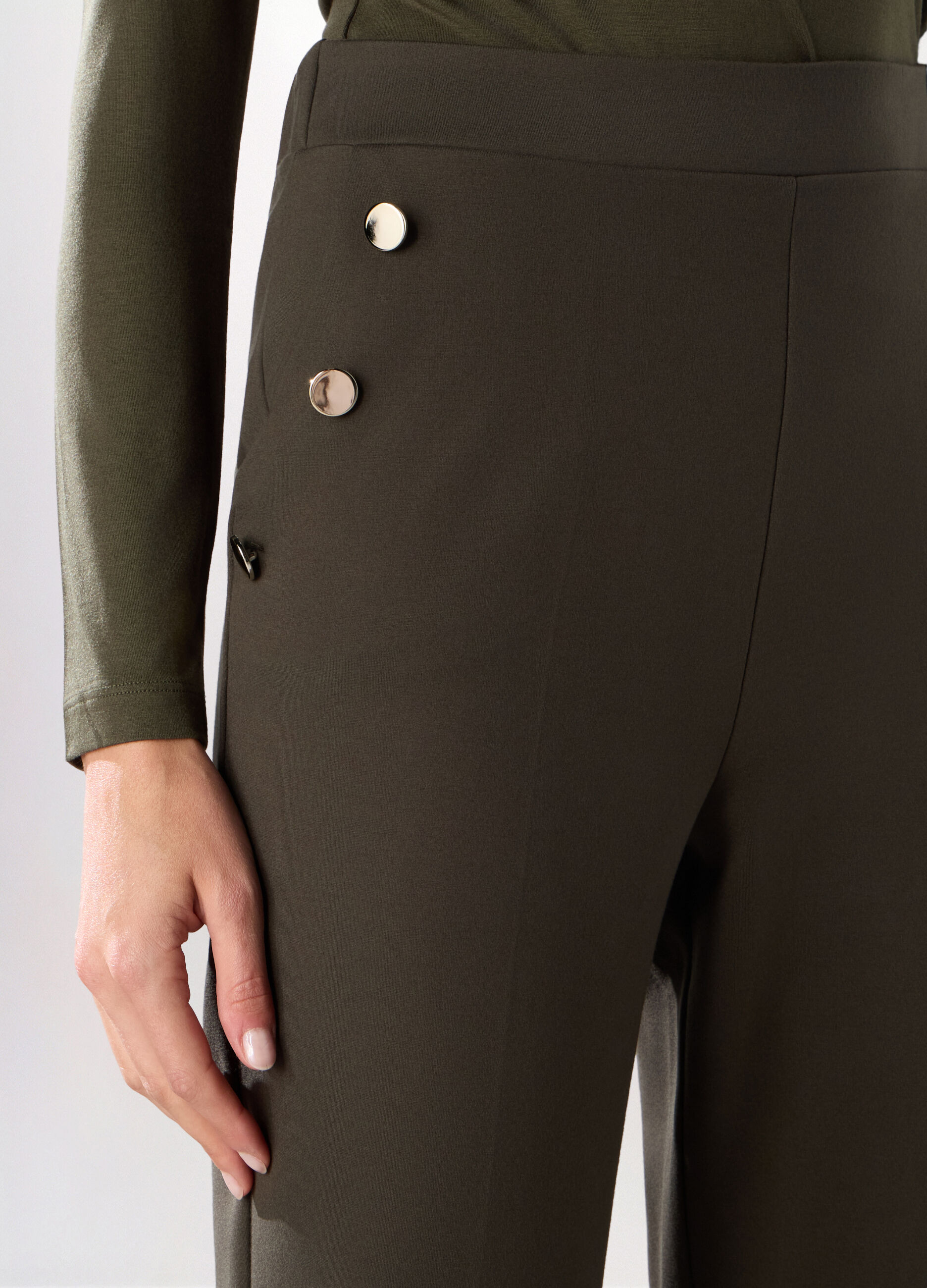 Pantaloni in punto Milano donna_2