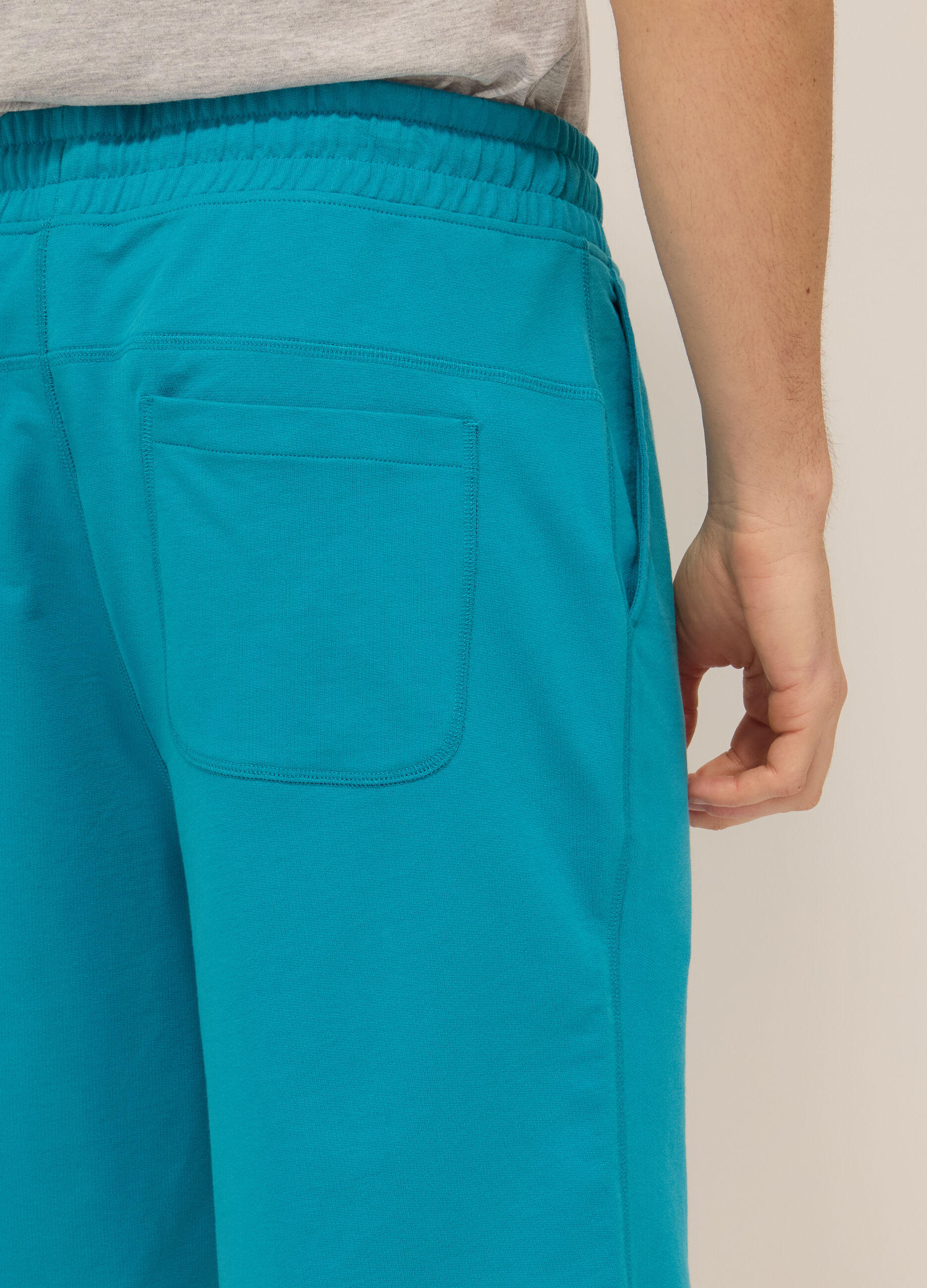 Short sportivi in felpa di cotone uomo_2