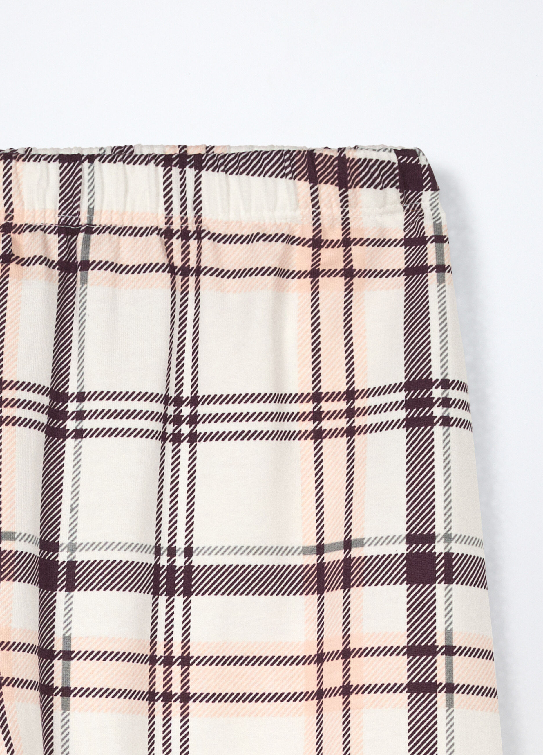 Set pigiama lungo in puro cotone fleece ragazza_3