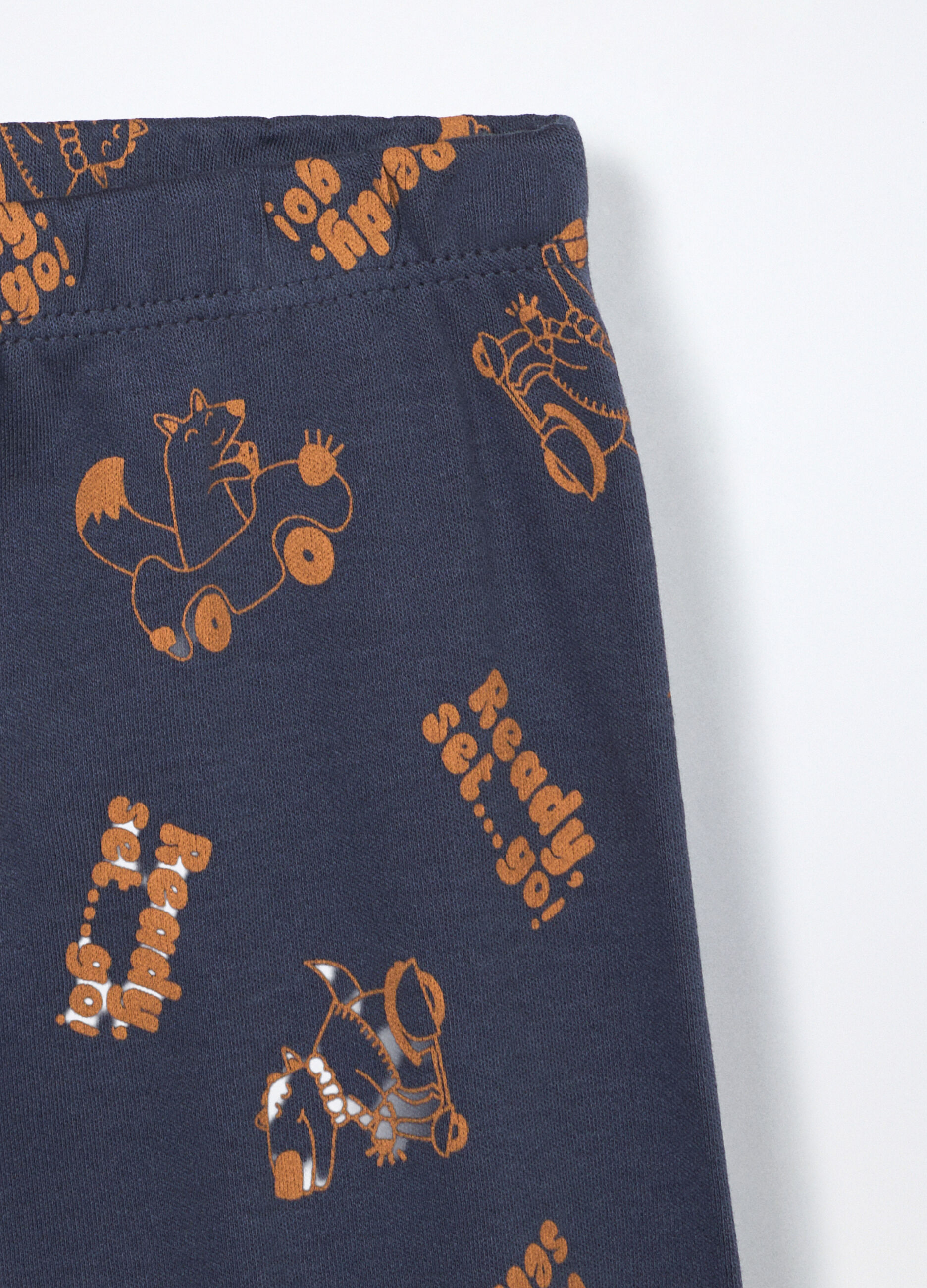 Set pigiama in interlock di puro cotone neonato_2