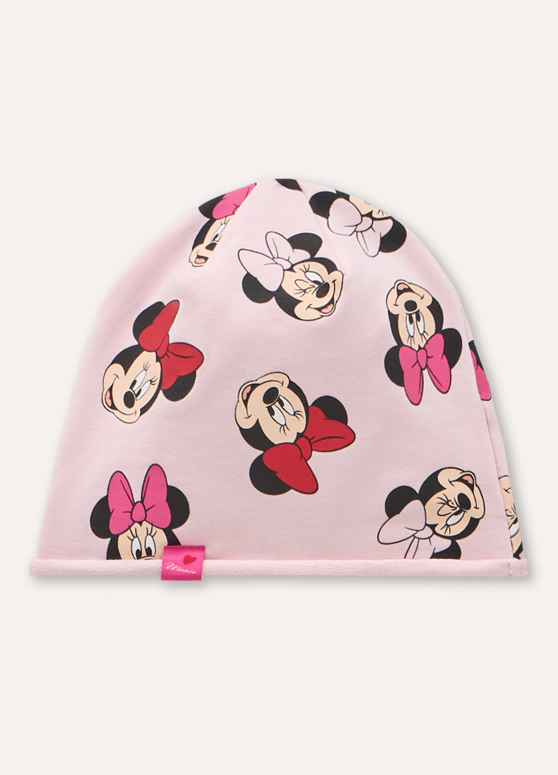 Berretto con stampa Minnie neonata_0