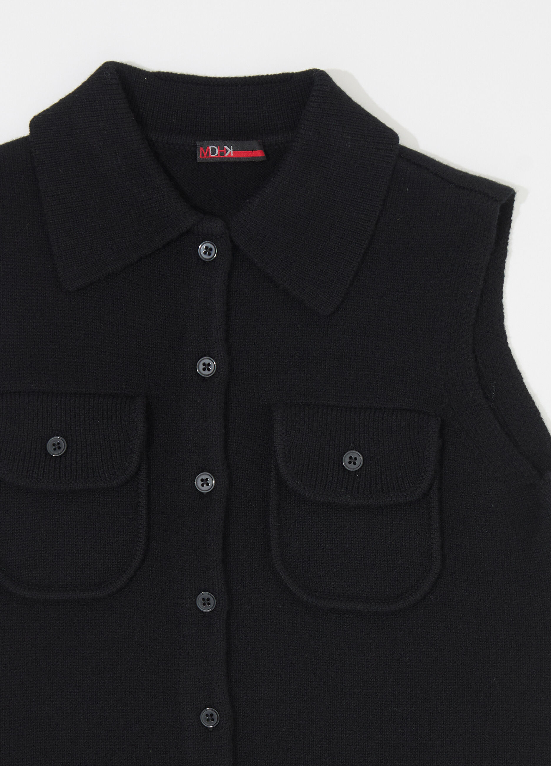 Gilet tricot in pura lana donna_6