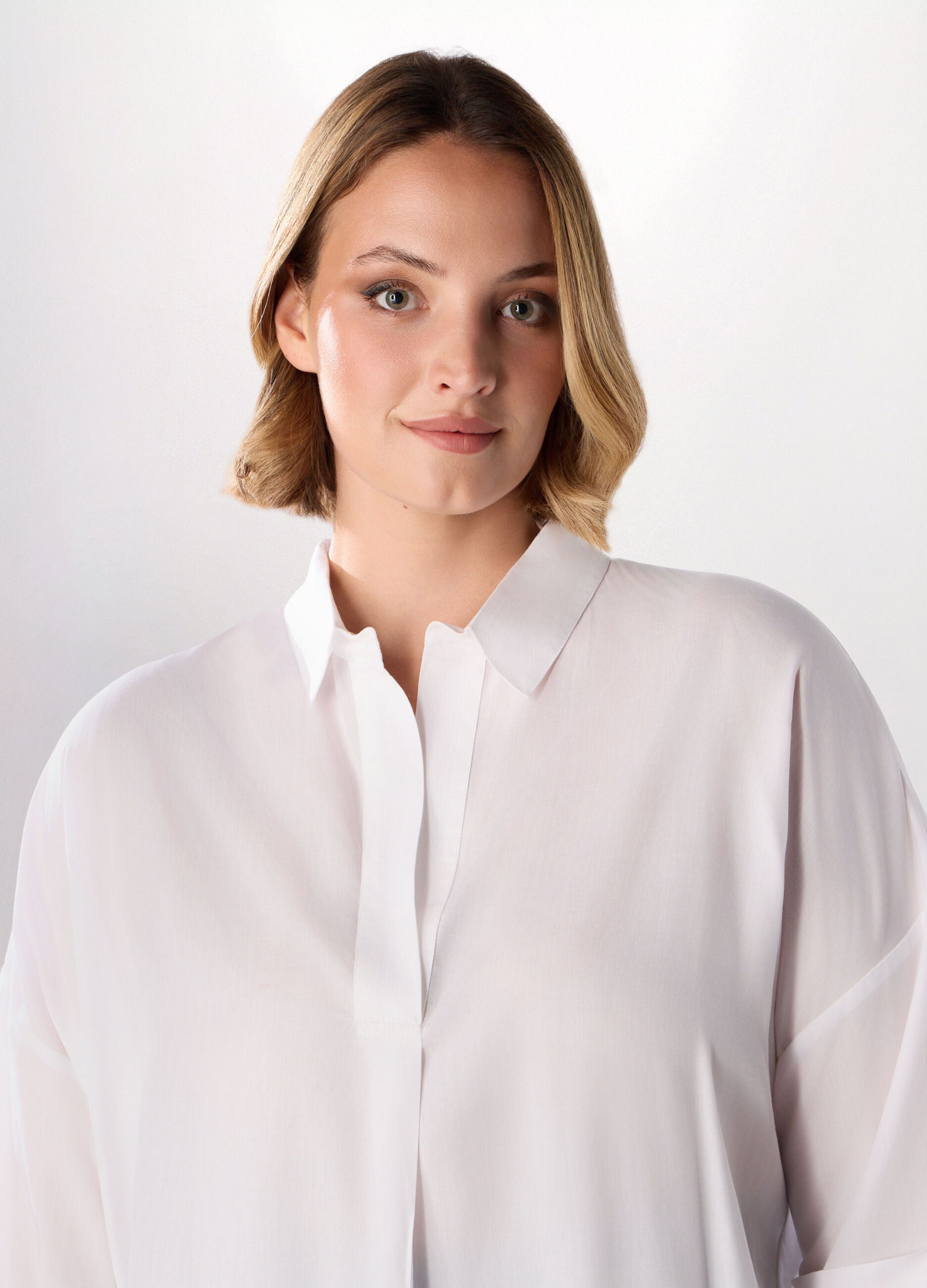 Blusa in pura viscosa donna curvy_2