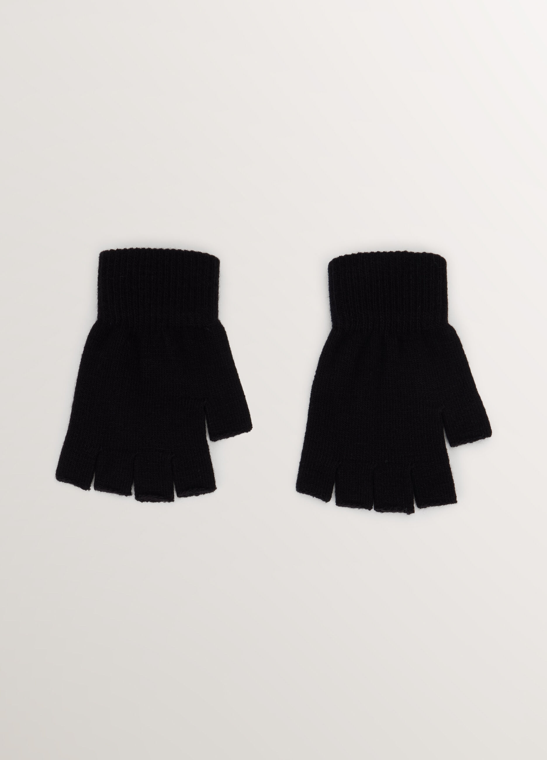 Guanti senza dita in maglia donna_0
