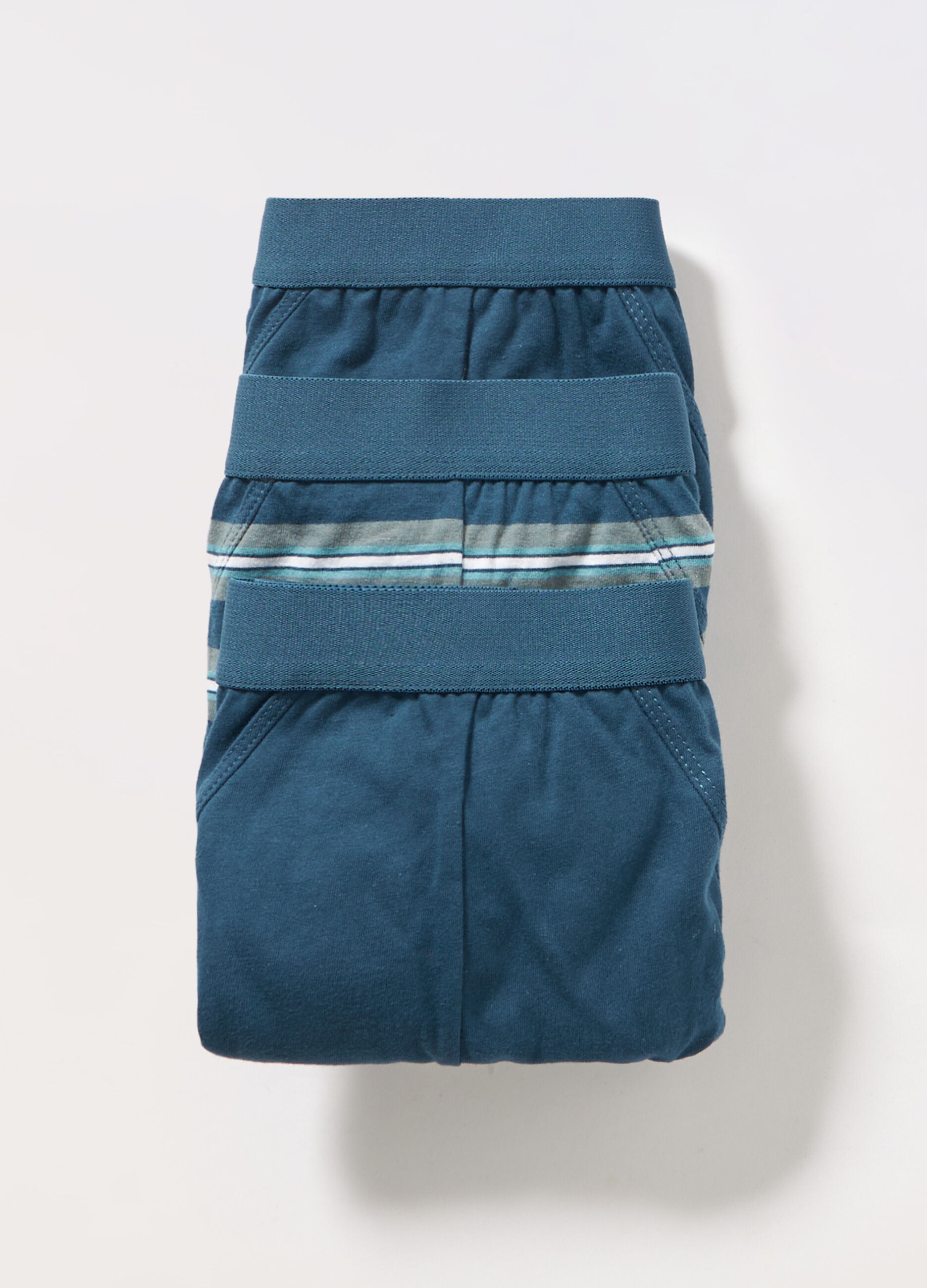3 pack slip in puro cotone con righe uomo_0