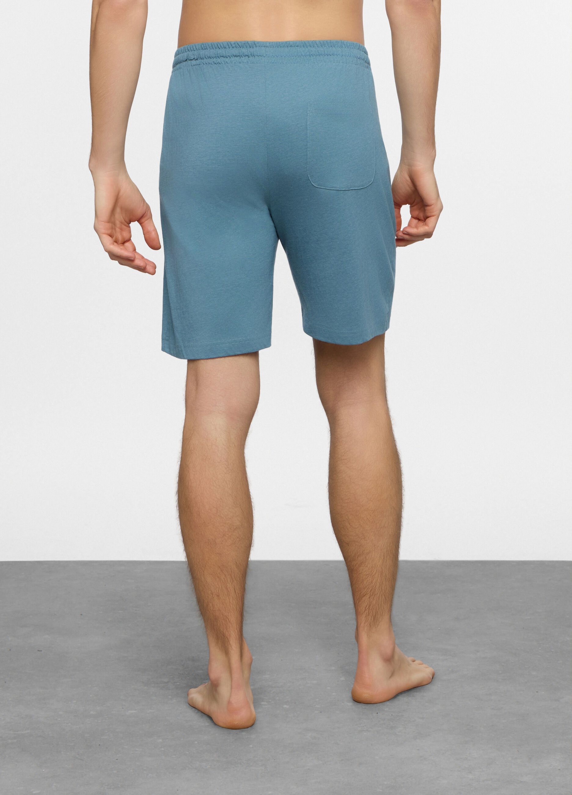 Pantaloncini del pigiama in cotone uomo_1