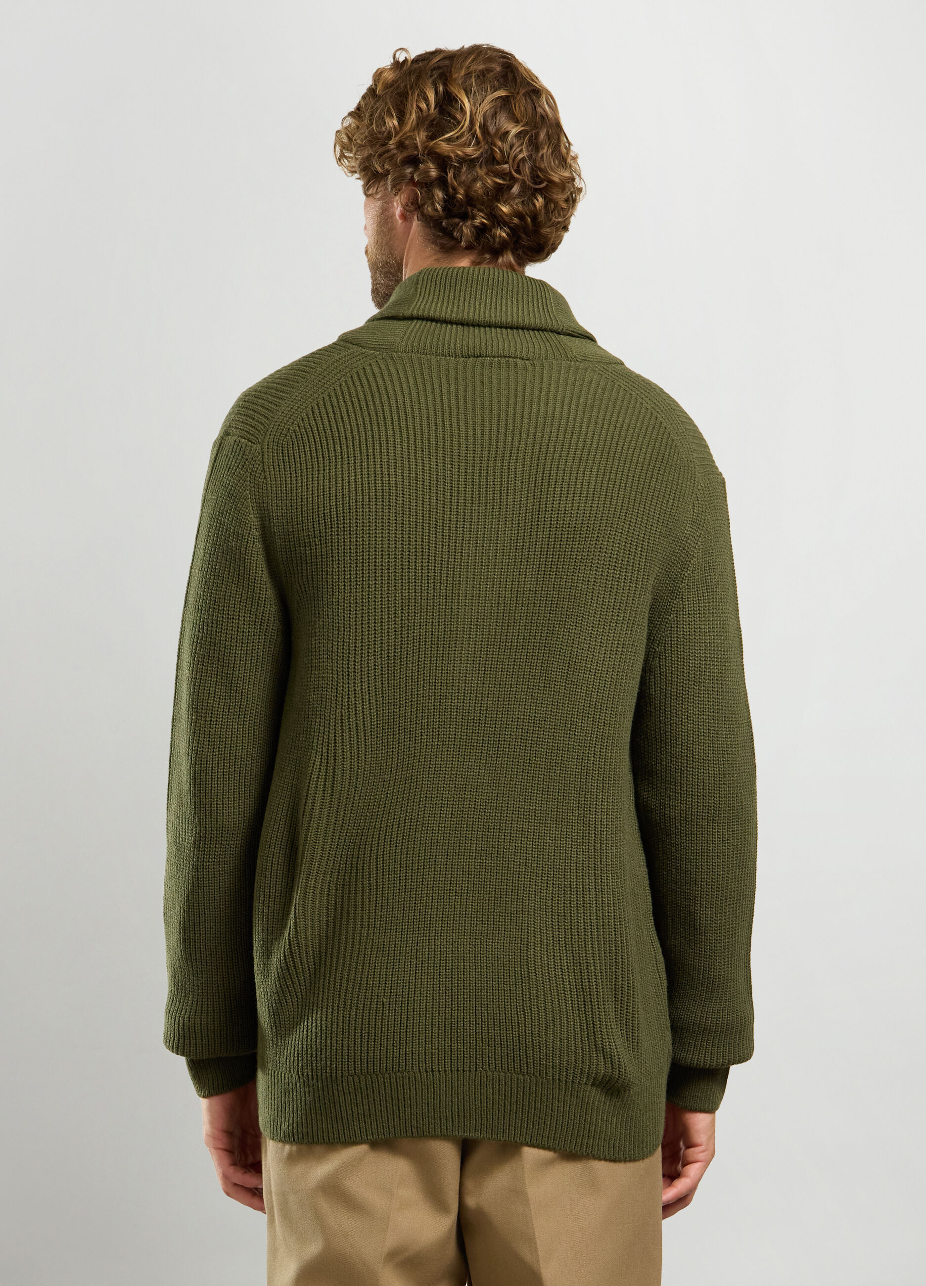 Cardigan collo sciallato costa inglese uomo_1