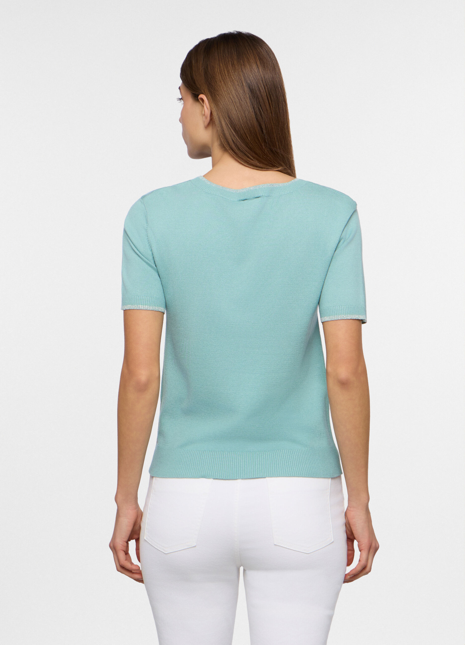 Pullover girocollo operato donna_1