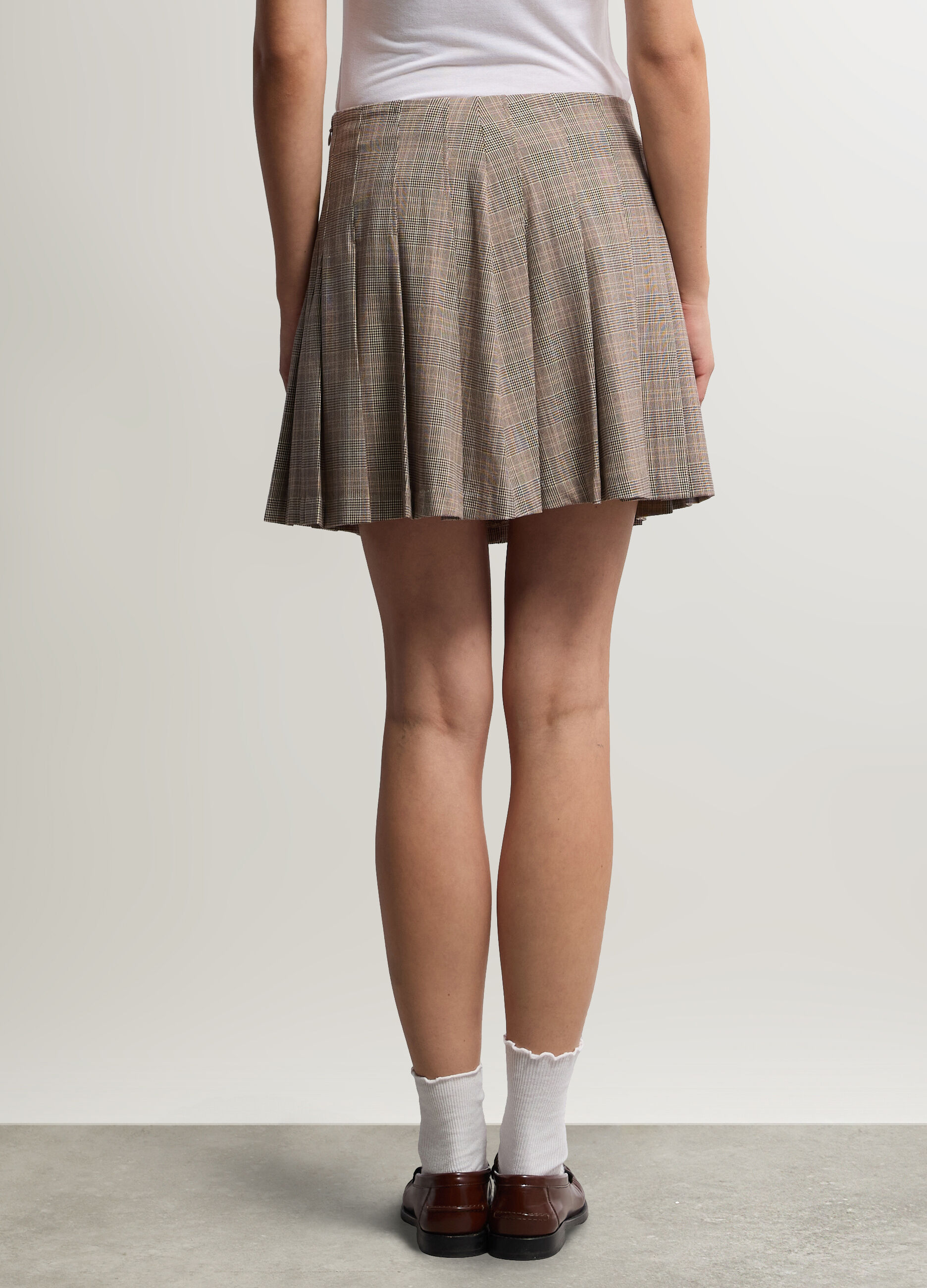 Mini gonna a pieghe donna_2