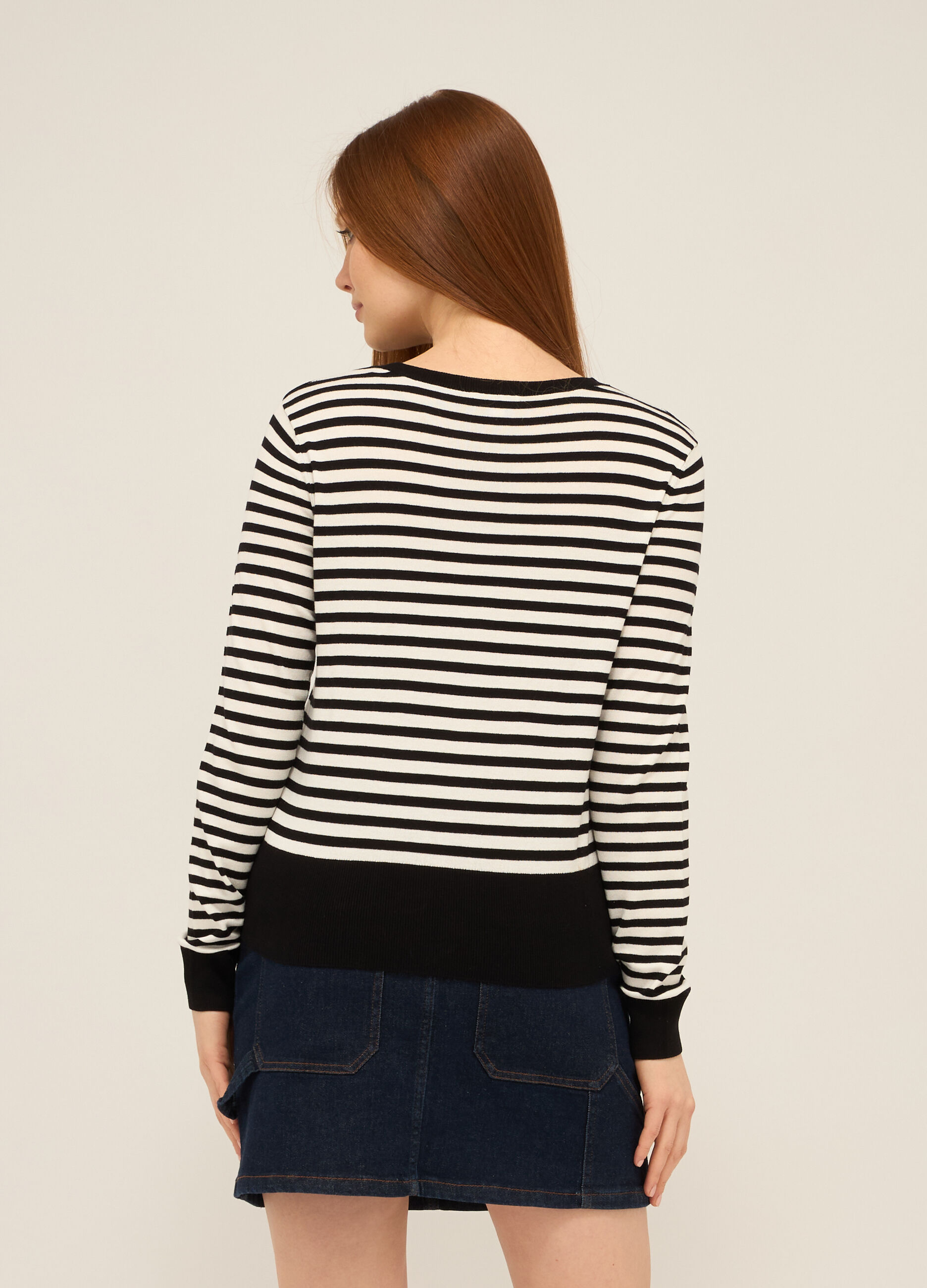 Pullover in misto viscosa donna_1