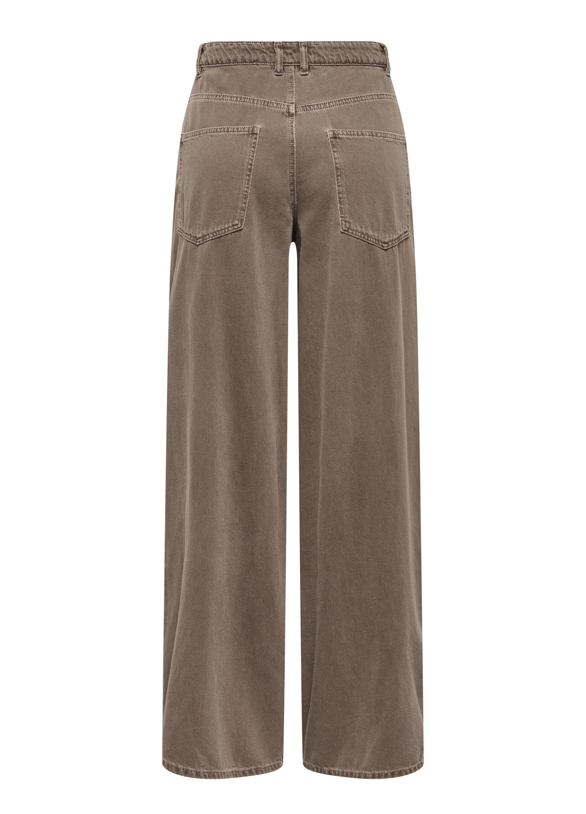 Pantaloni Wide Leg in denim donna_1