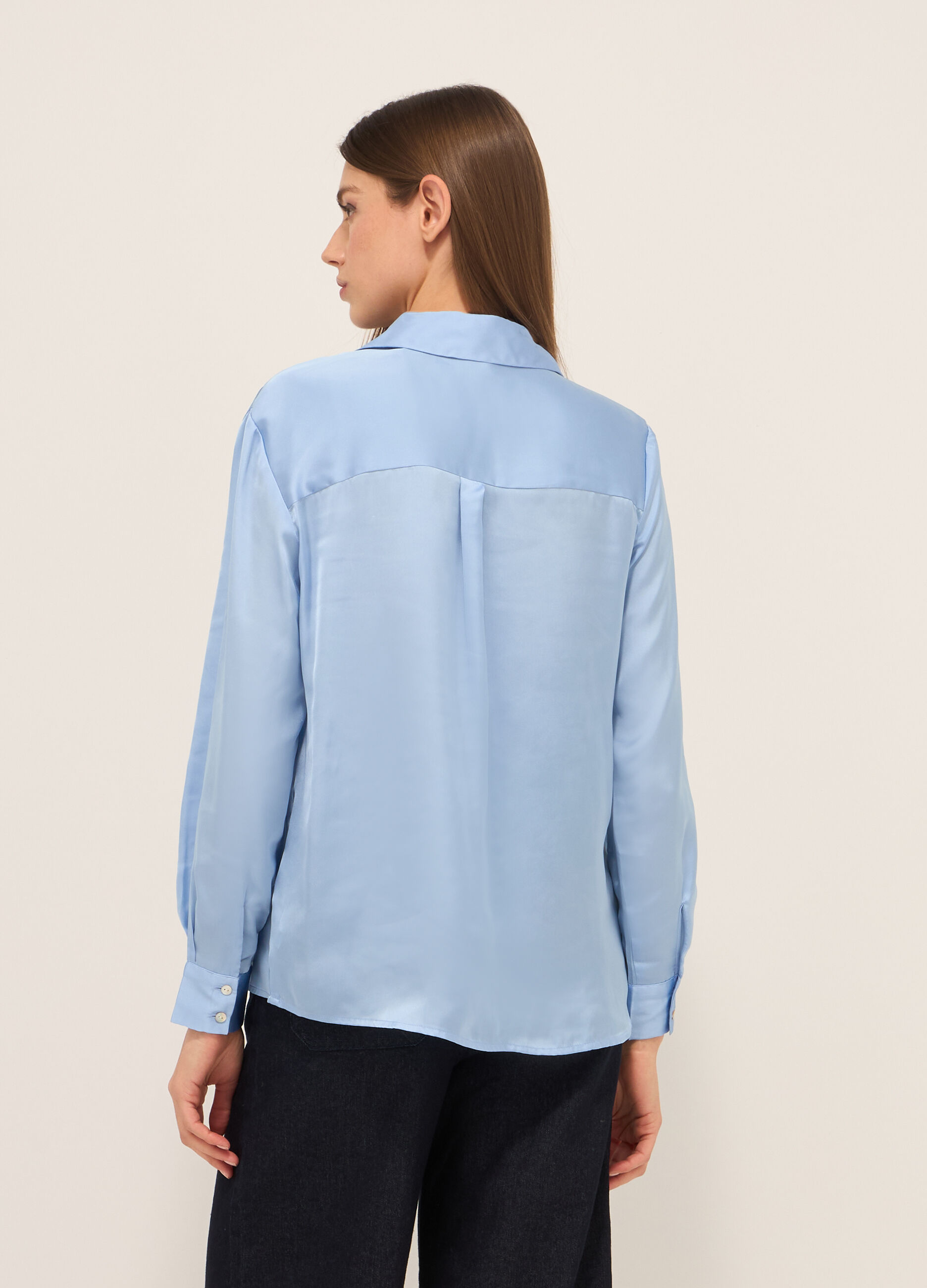 Camicia in raso donna_1
