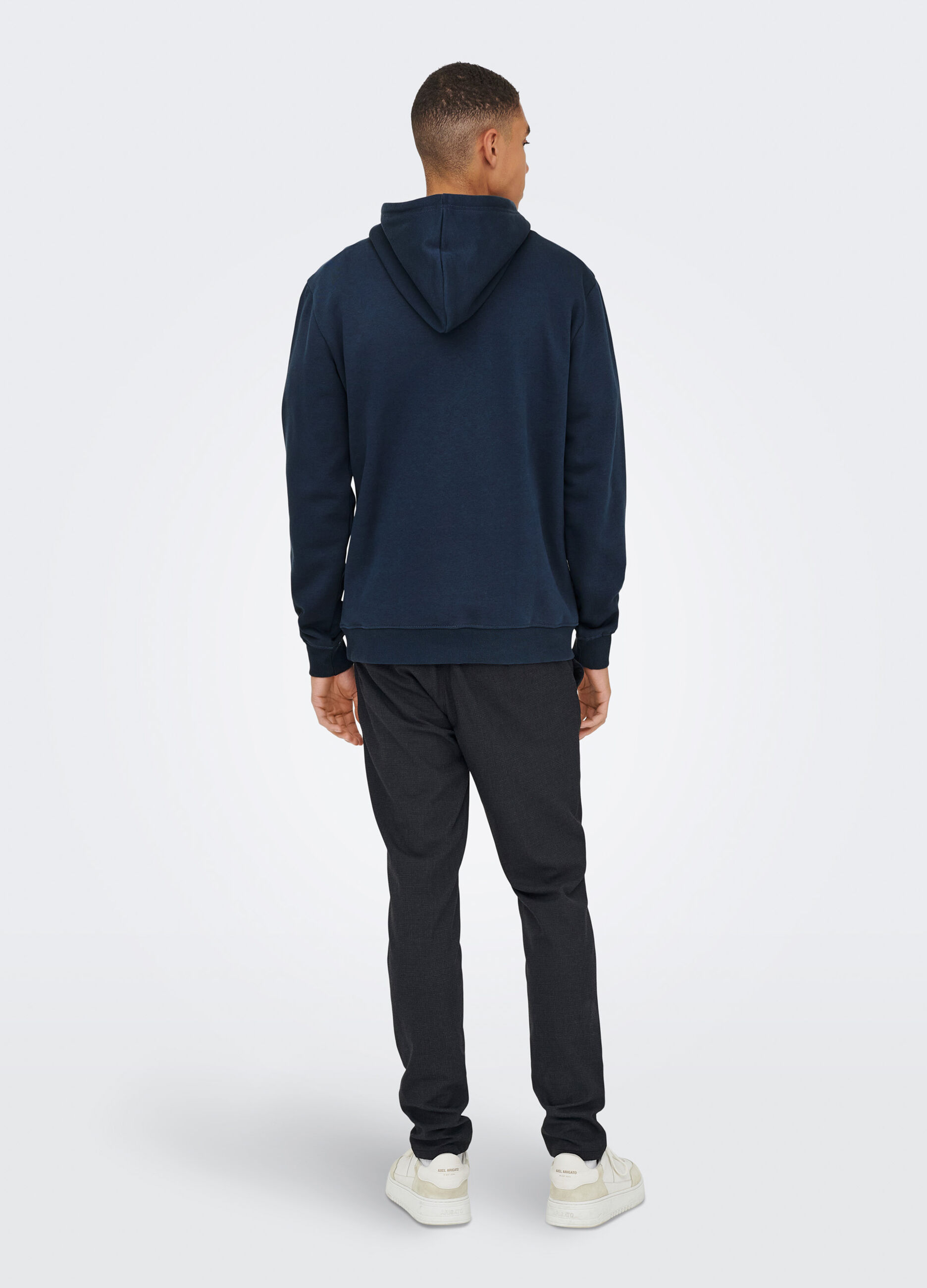 Felpa con cappuccio uomo_1