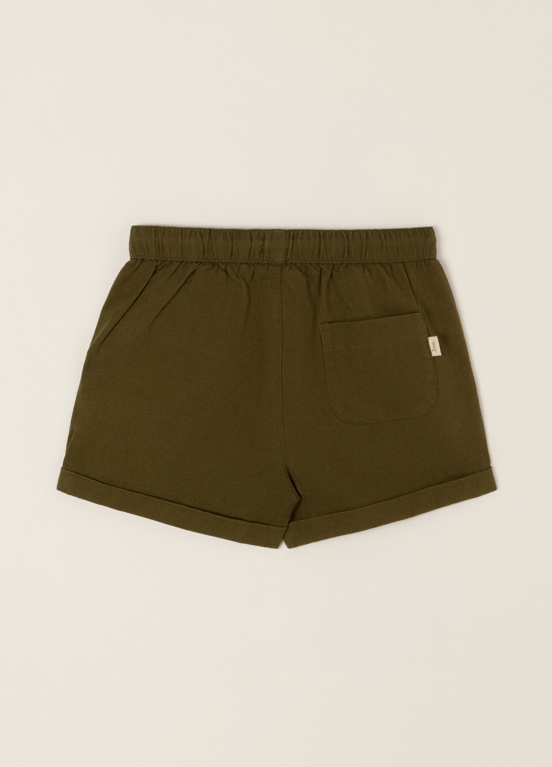 Shorts misto lino IANA_1