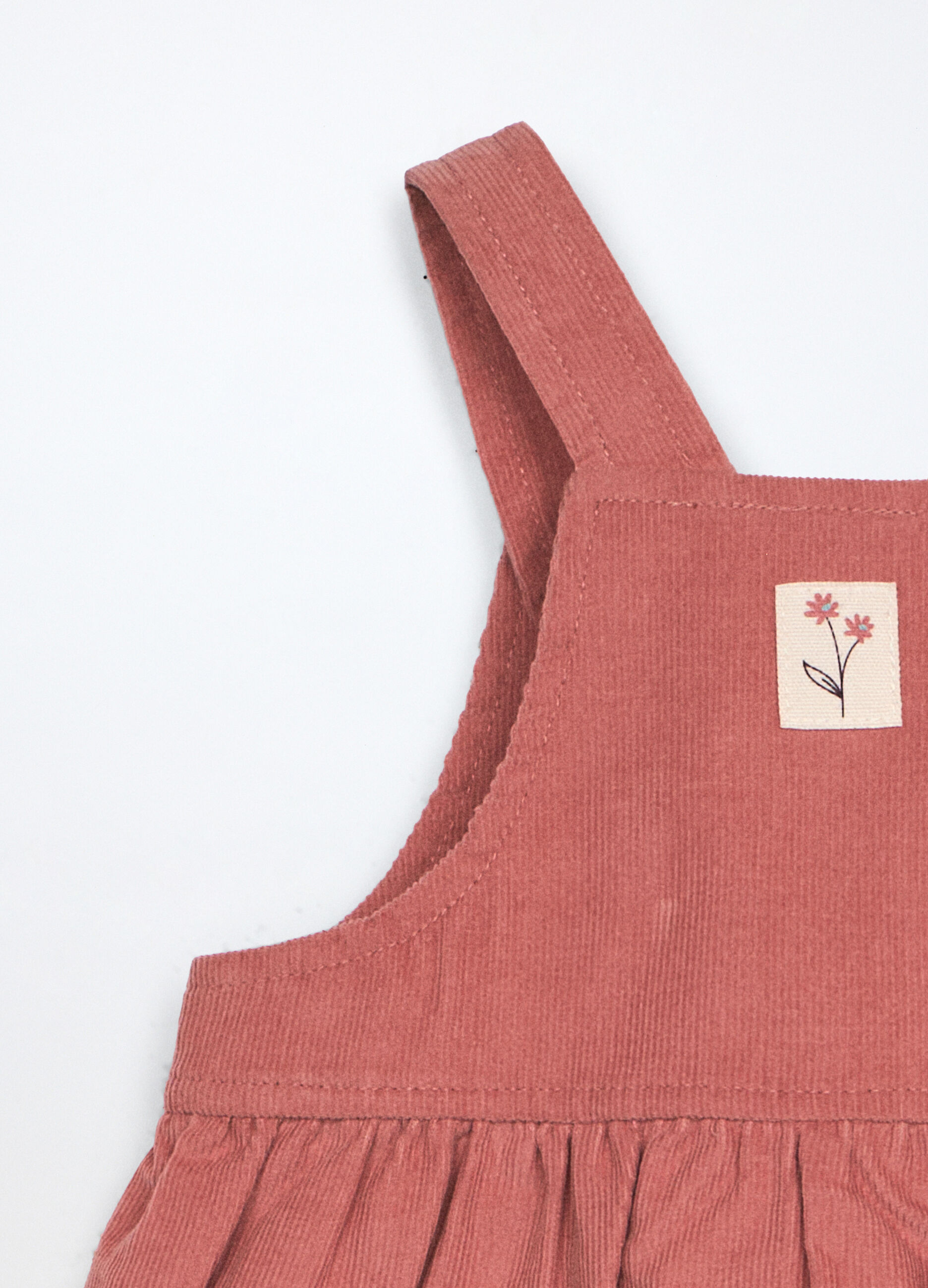 Vestito-salopette in velluto a coste neonata_2