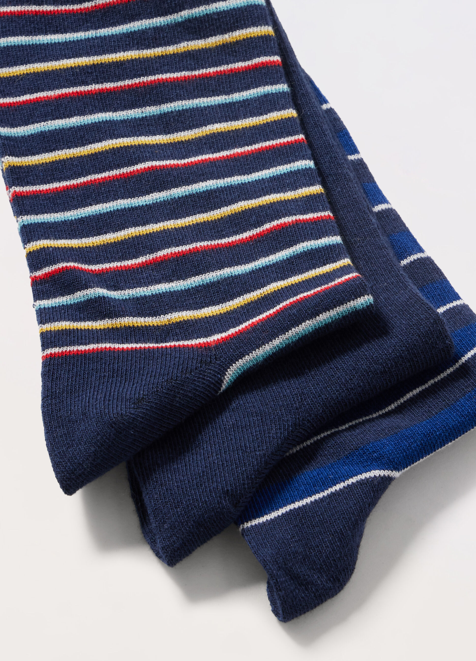 3 pack calze corte in cotone stretch a fantasia uomo_1