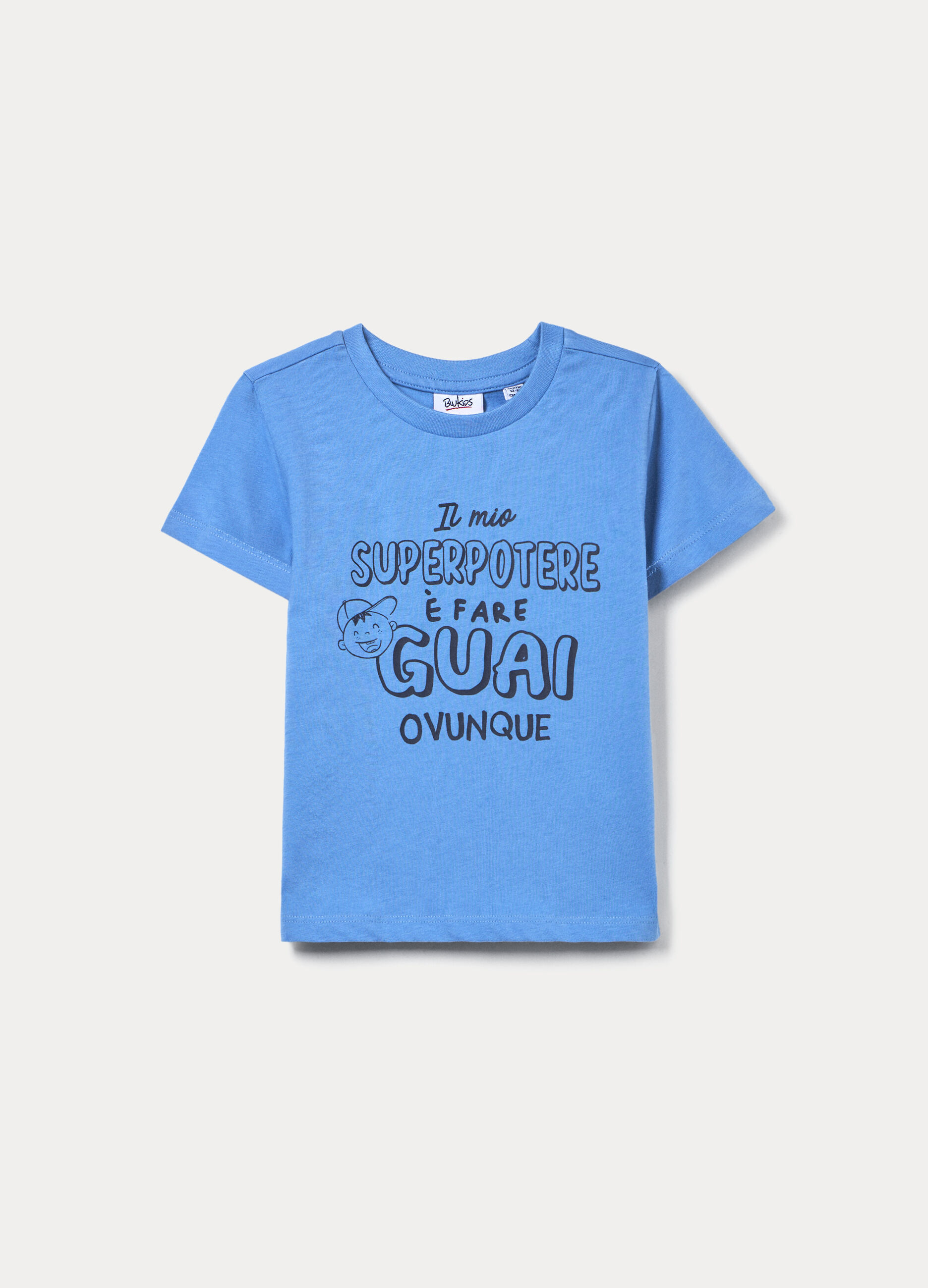 T-shirt in jersey di puro cotone bimbo_0