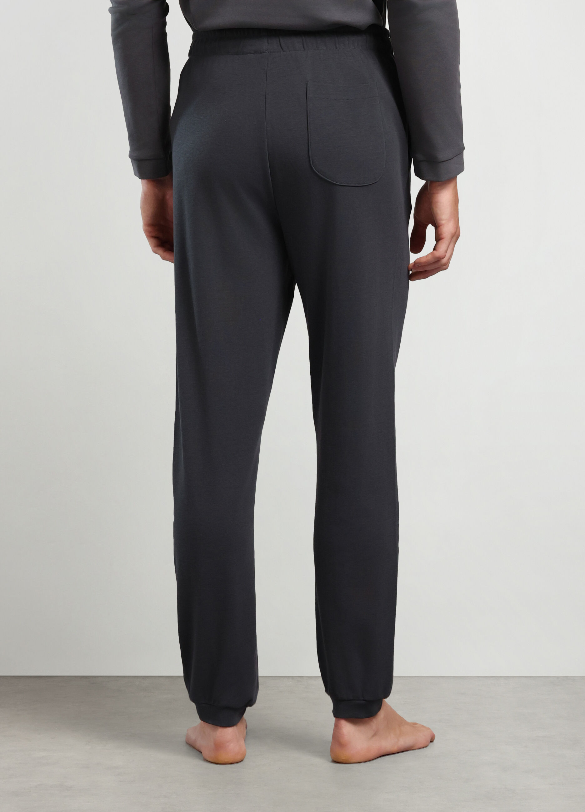 Jogger in interlock di cotone uomo_1