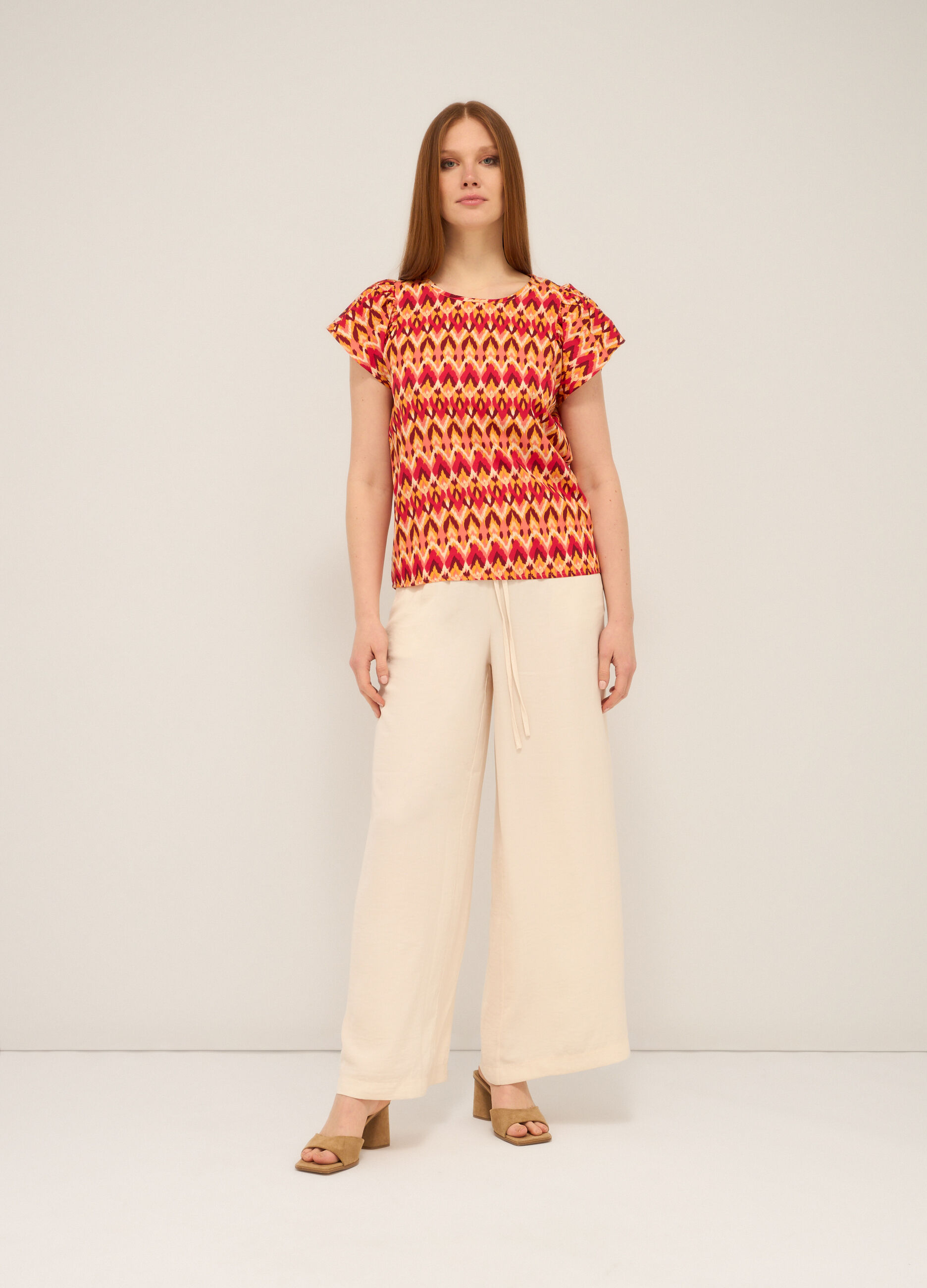 Pantaloni wide leg donna_0