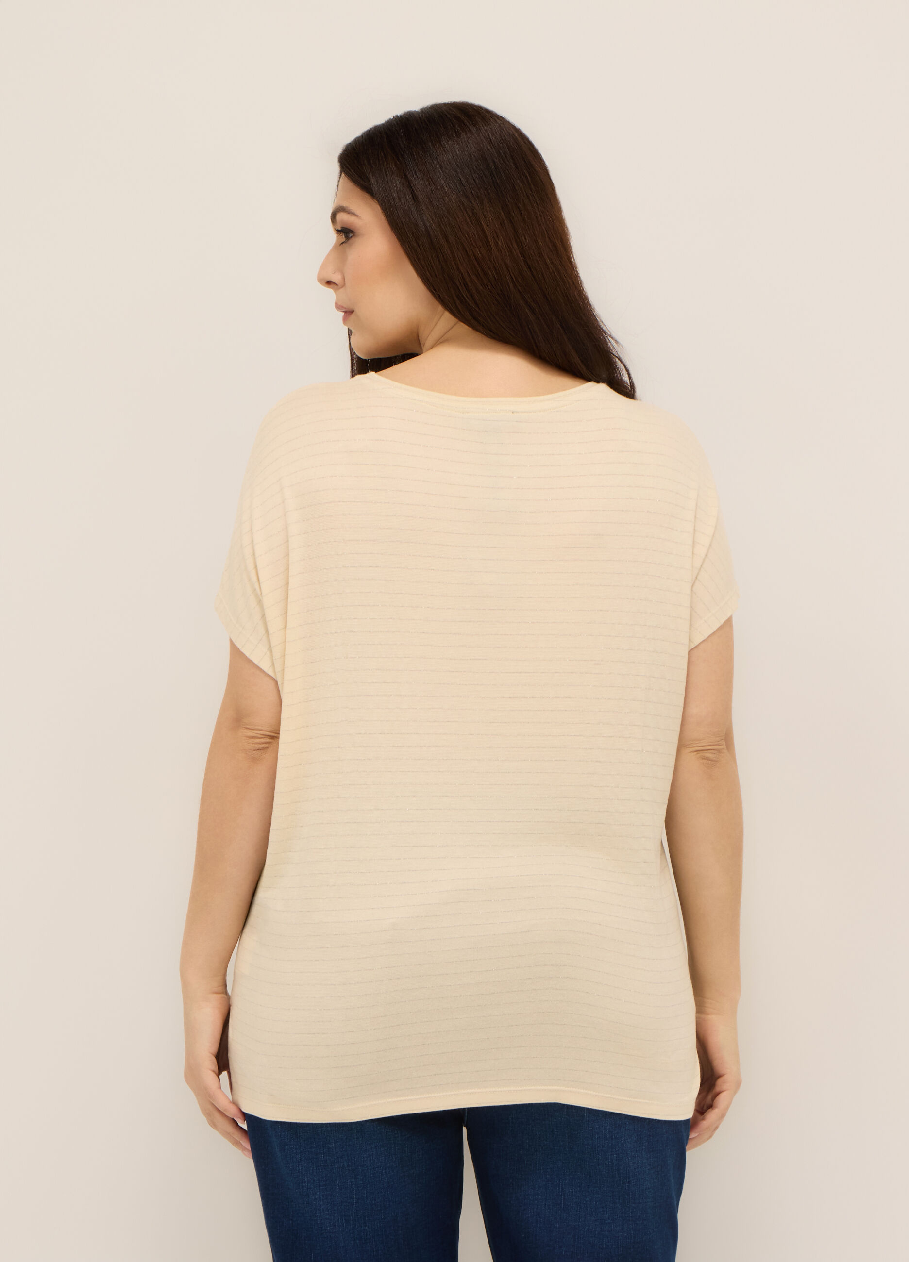 T-shirt in viscosa stretch donna curvy_1
