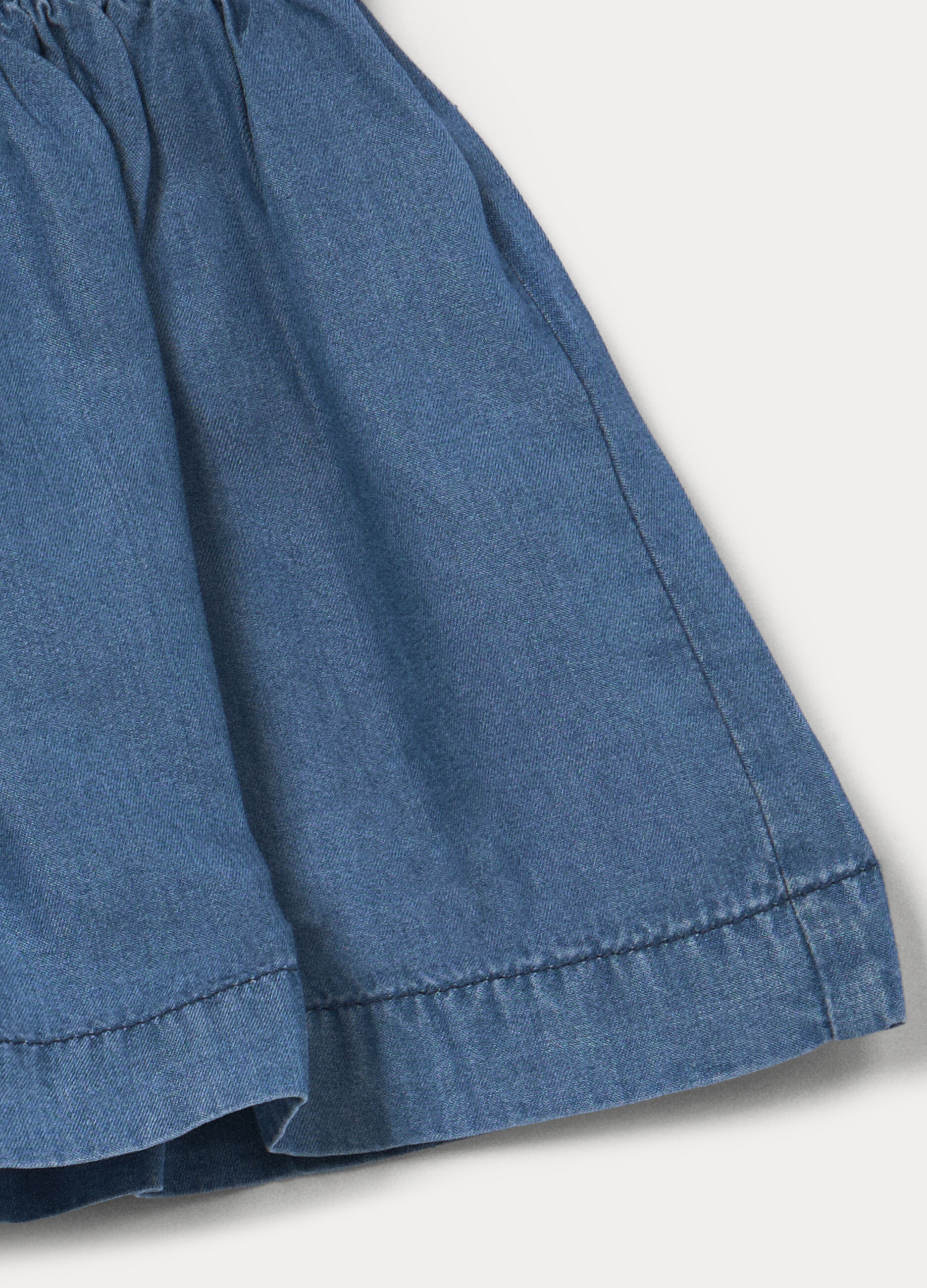 Shorts in chambray bambina_2