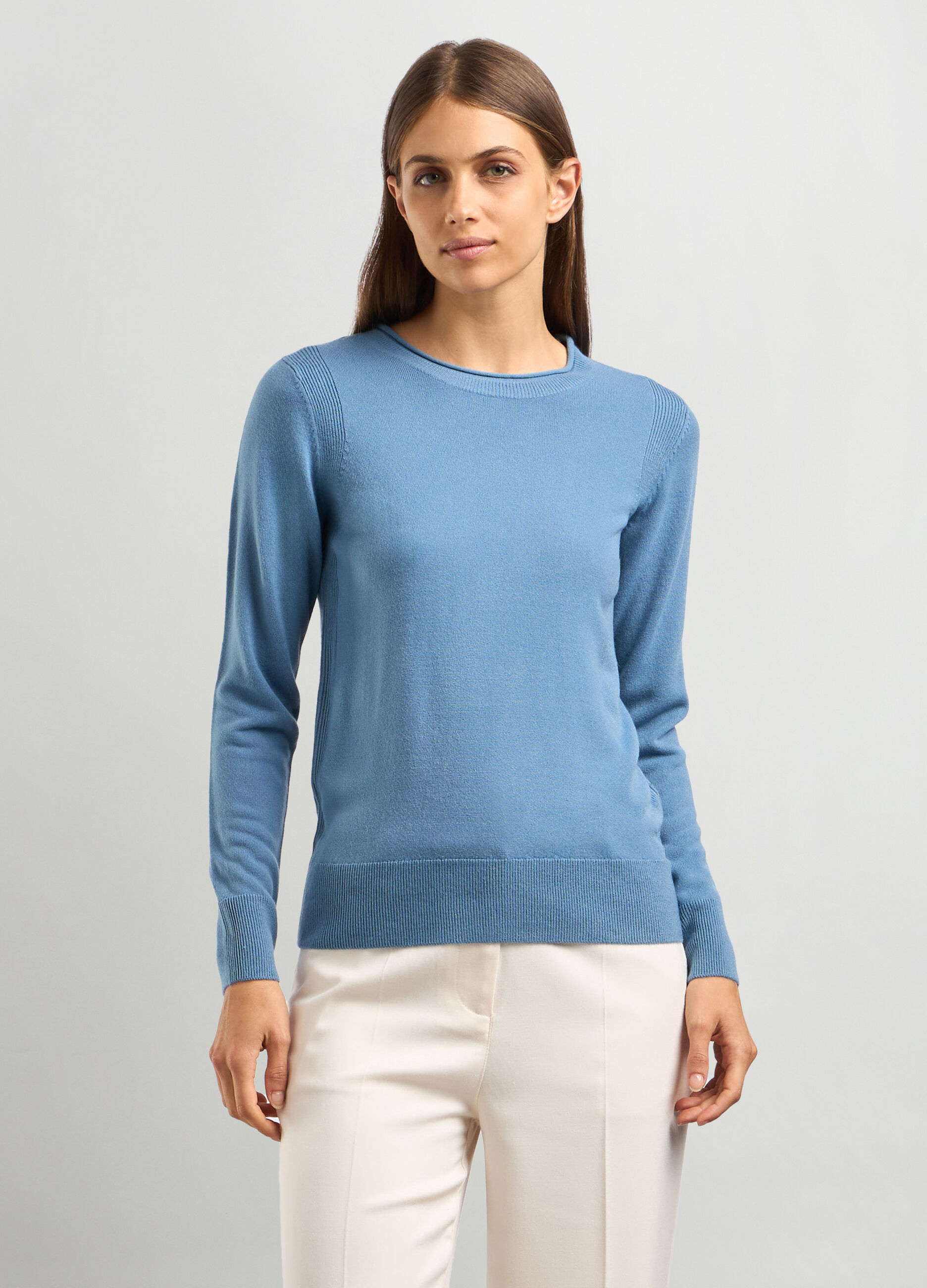 Tricot girocollo donna_0