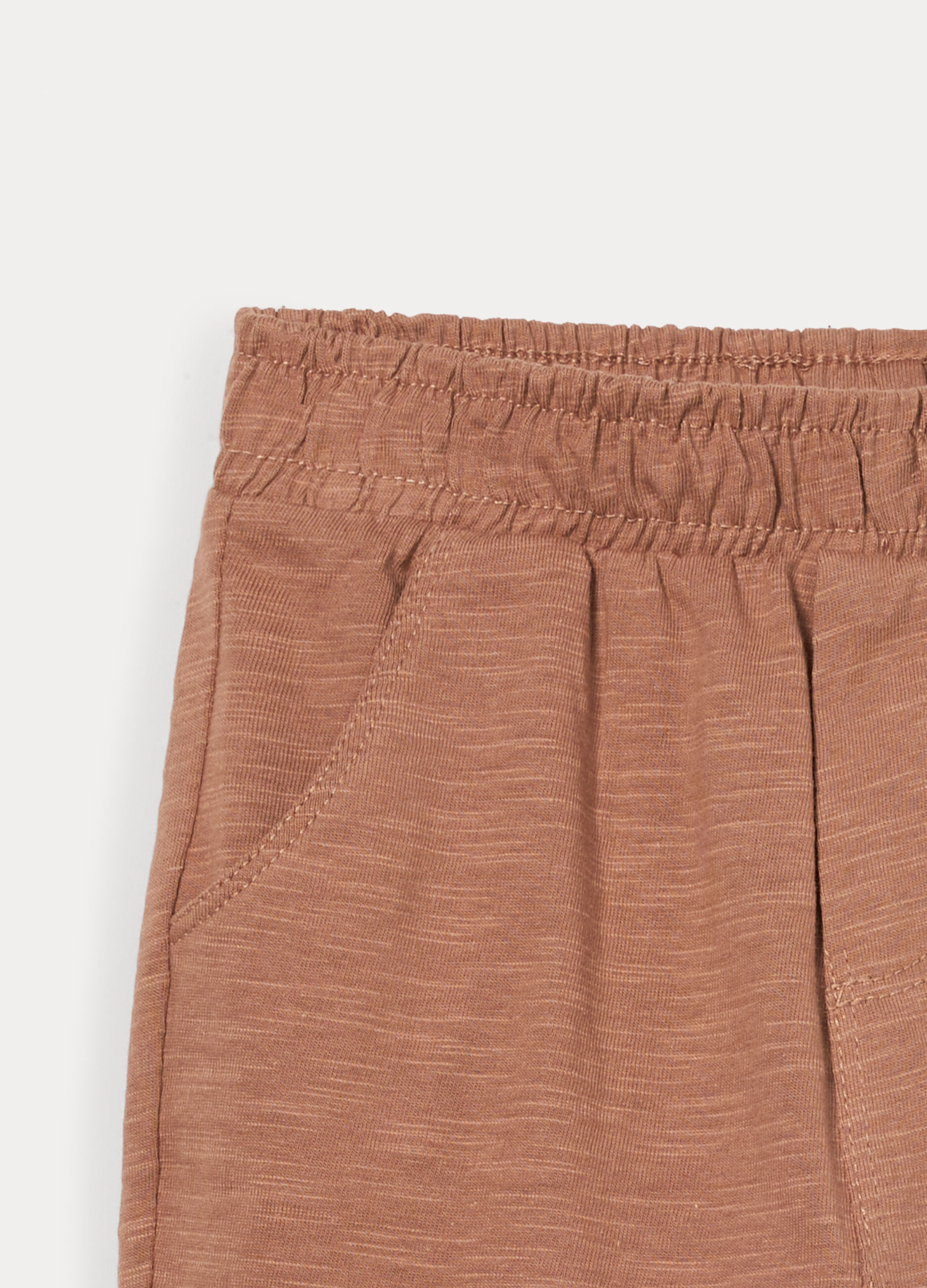 Jogger in jersey slub di puro cotone bimbo_2