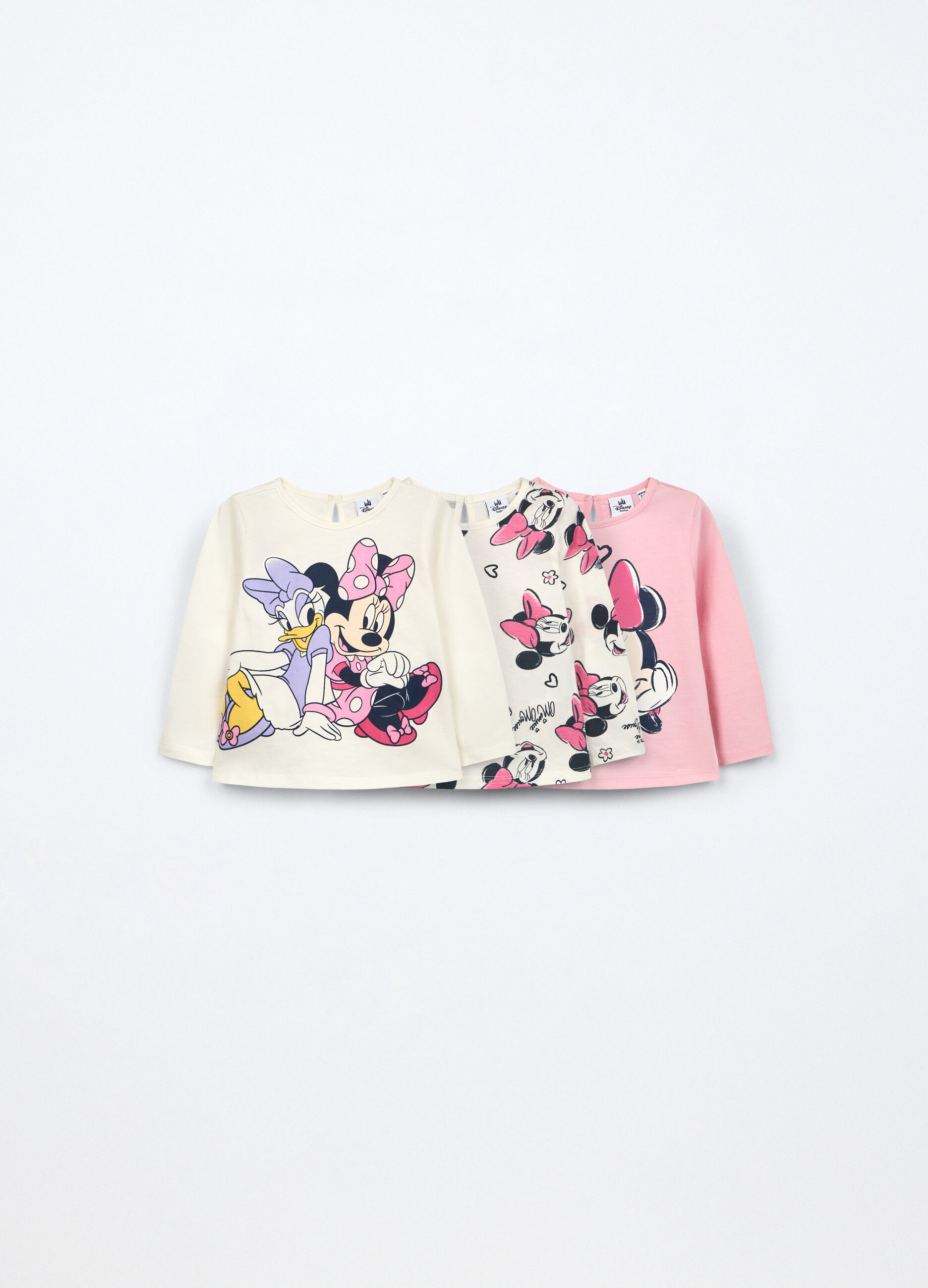 Pack 3 t-shirt in jersey di puro cotone neonata_0