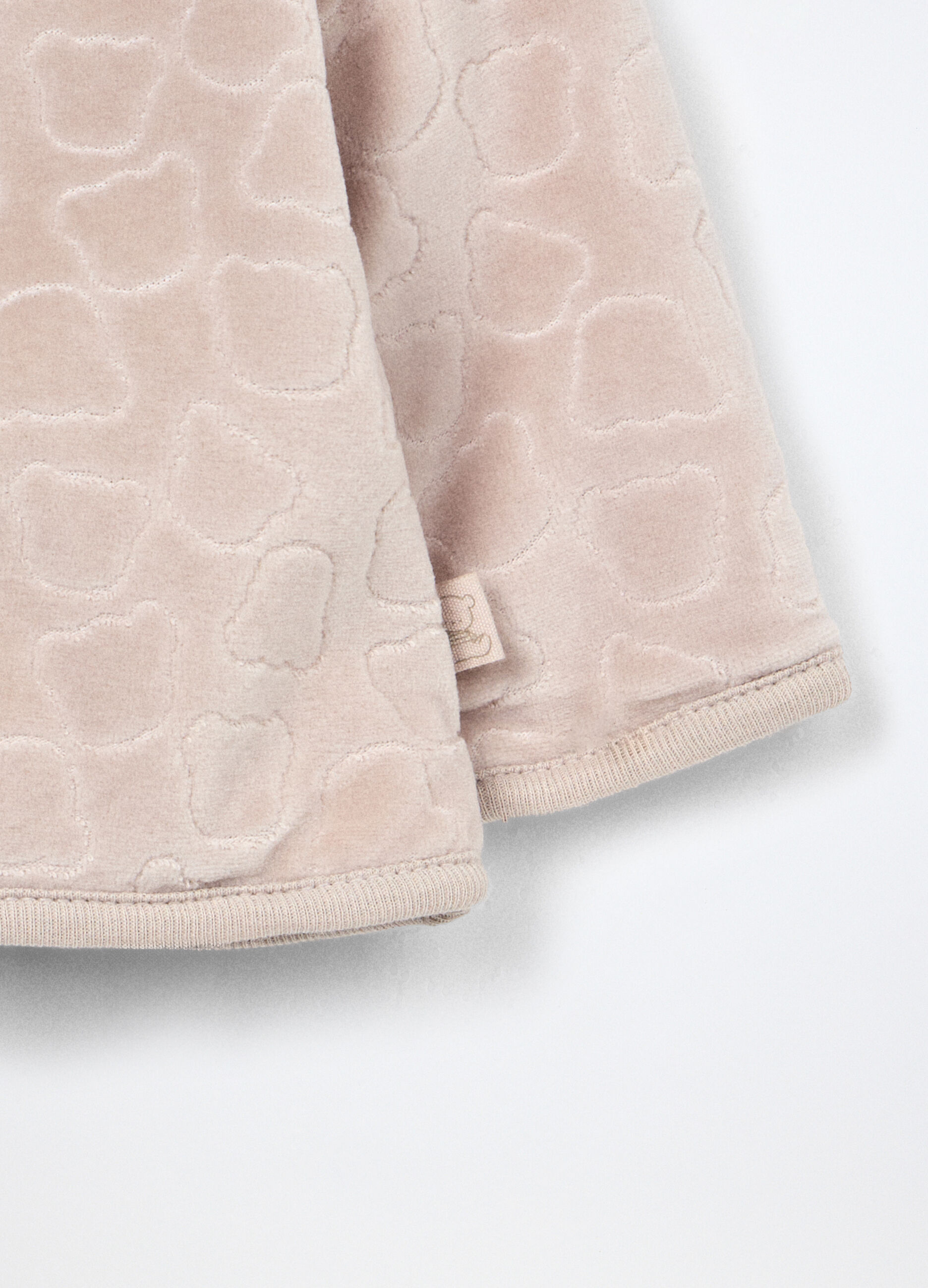 Giacca velour con cappuccio _2