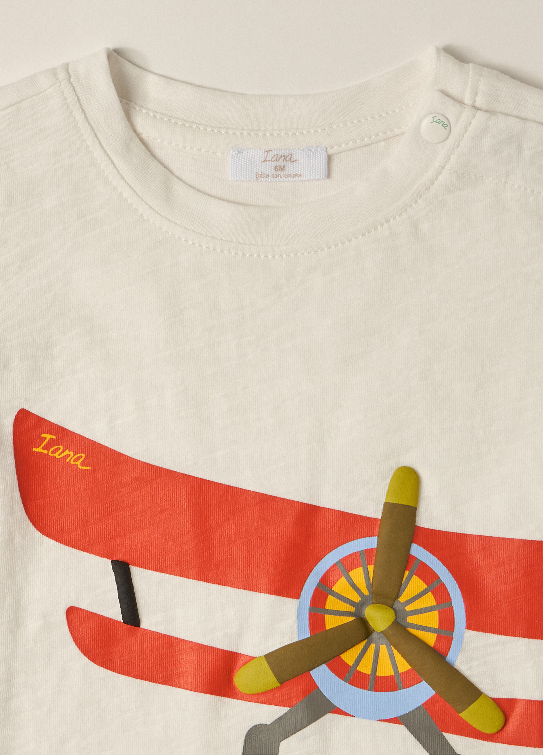 T-shirt in puro cotone IANA neonato_1