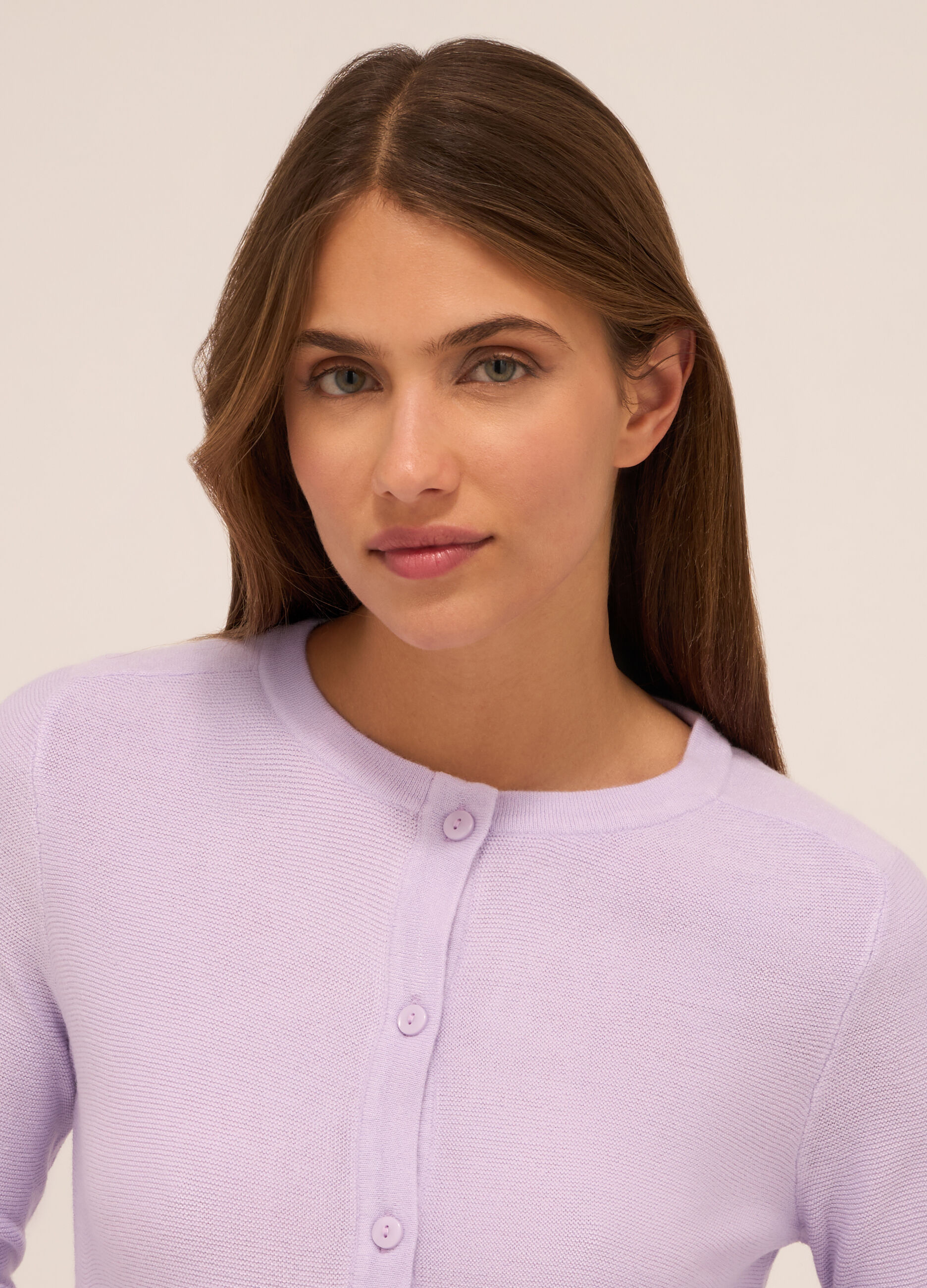 Cardigan effetto cashmere donna_2