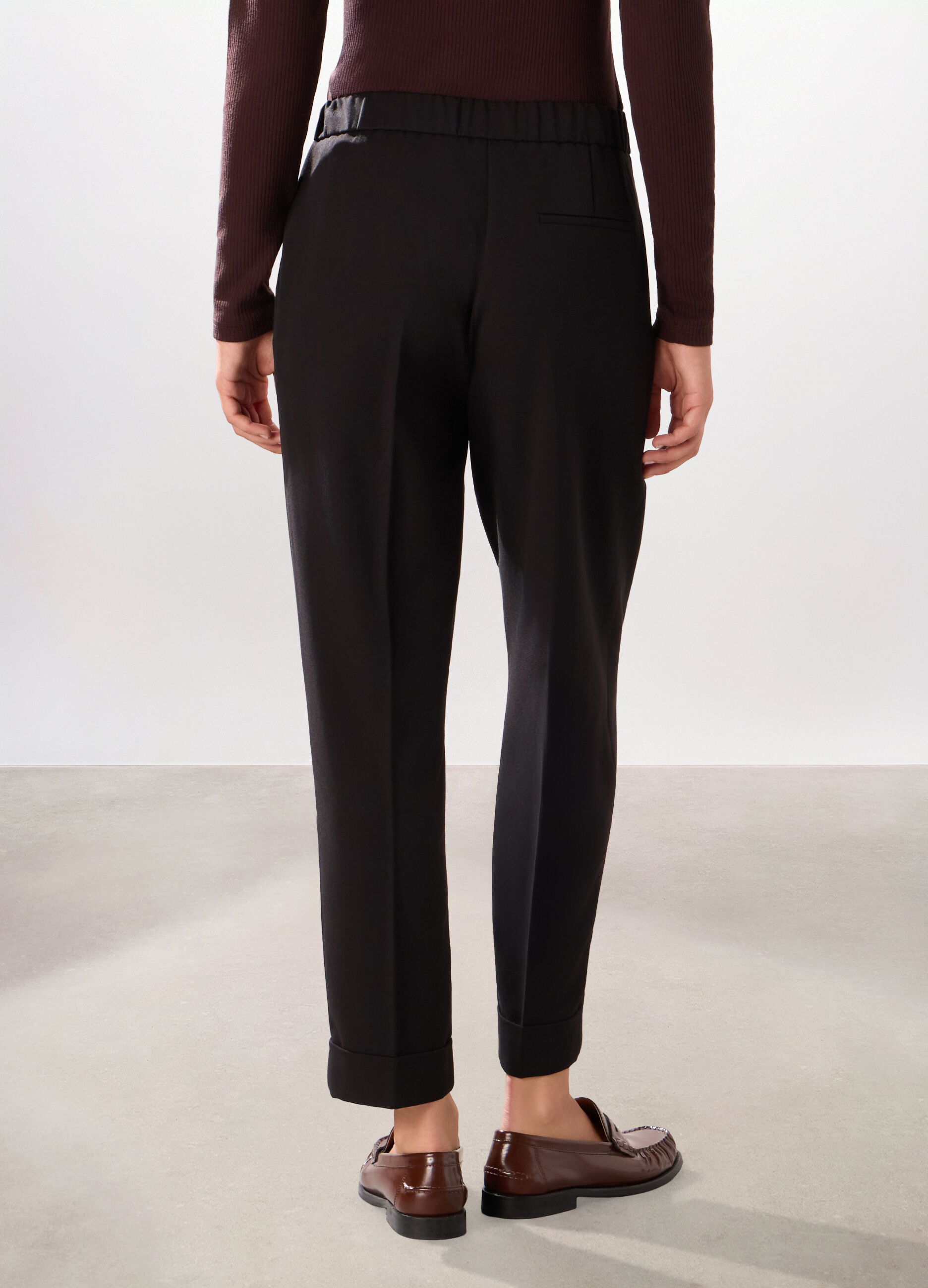 Pantaloni misto viscosa donna_1