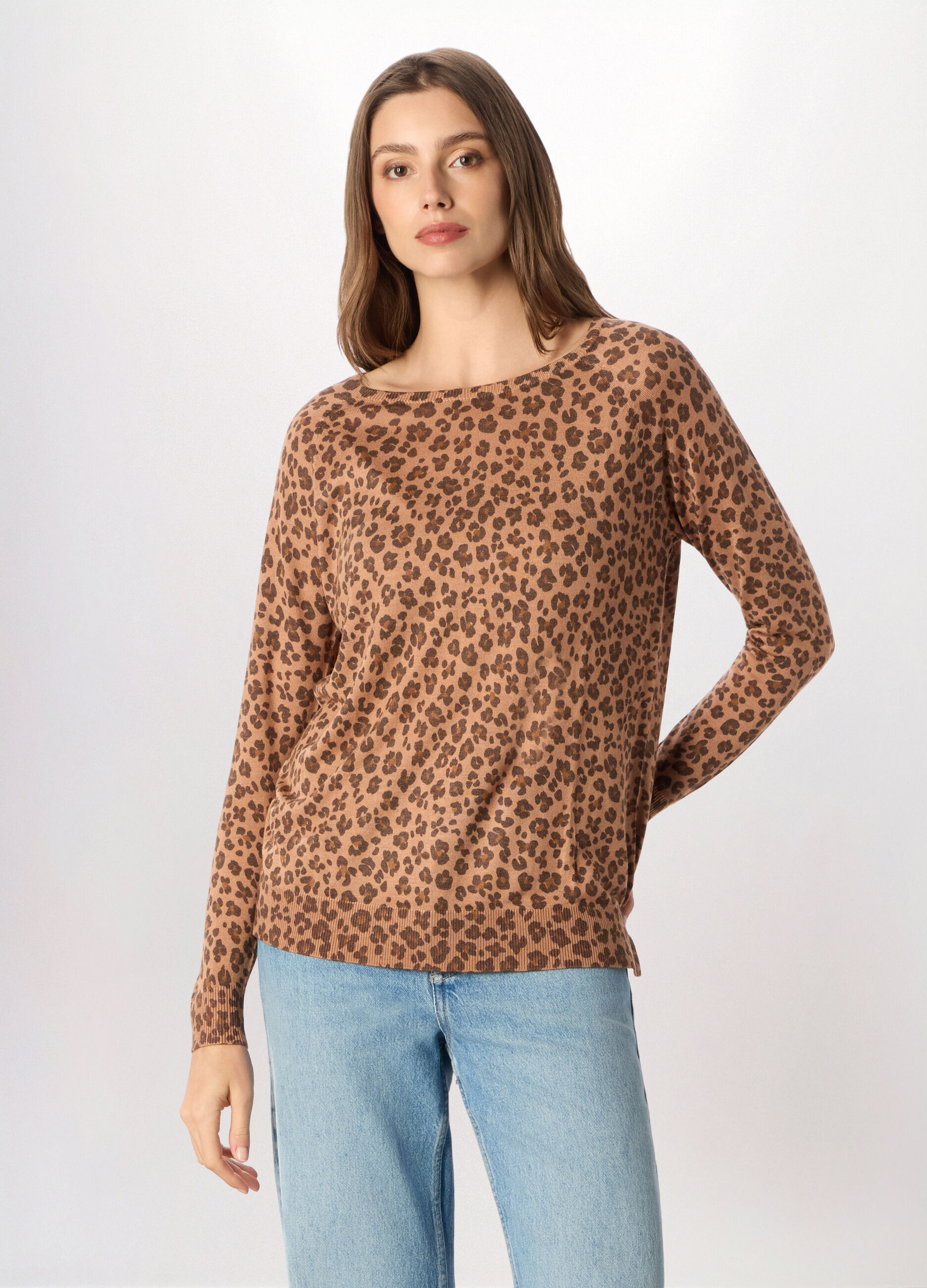 Tricot animalier misto viscosa donna_0