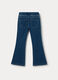 Jeggings flare fit in french terry denim misto cotone bambina_1