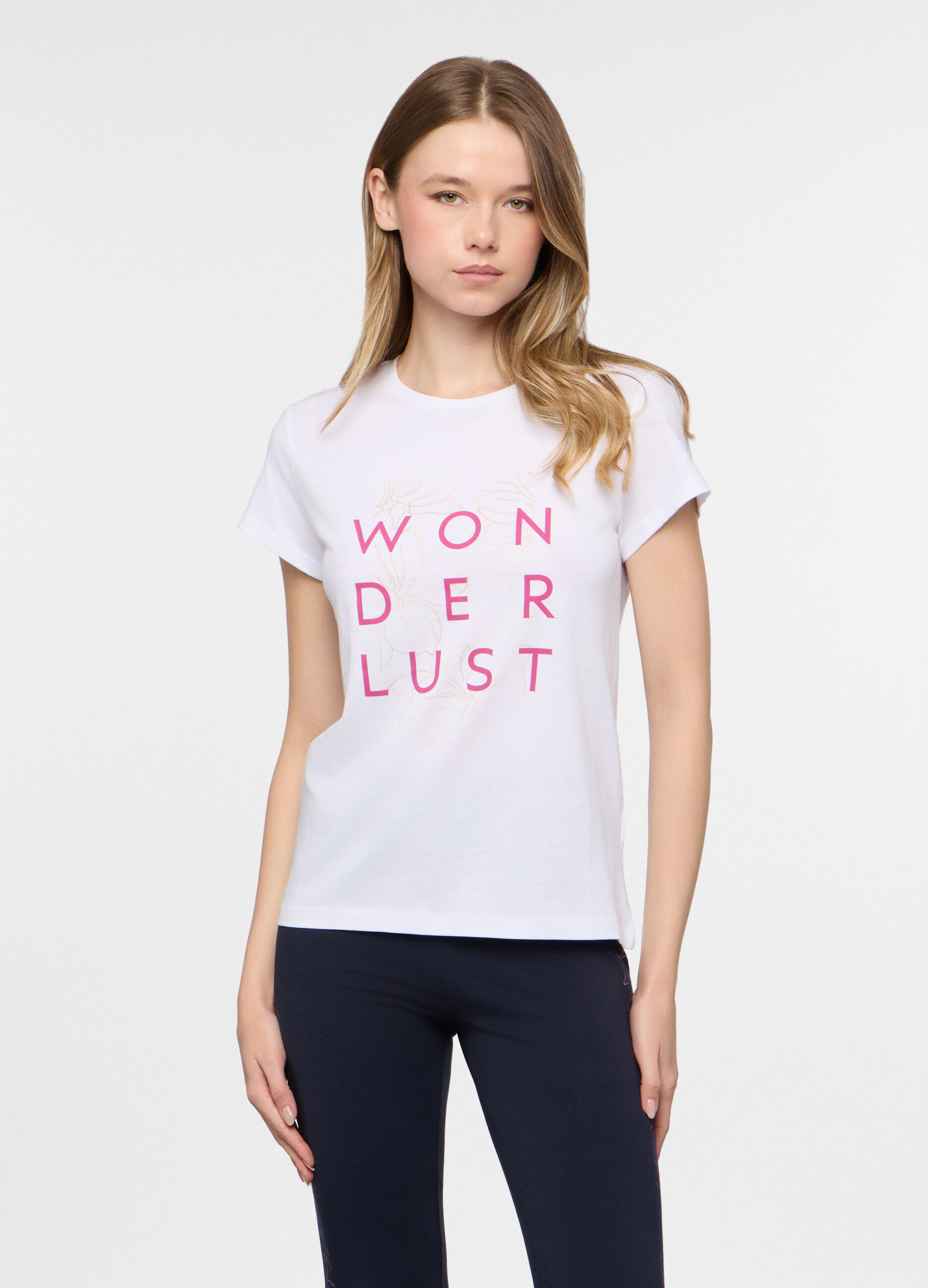 T-shirt girocollo donna_0