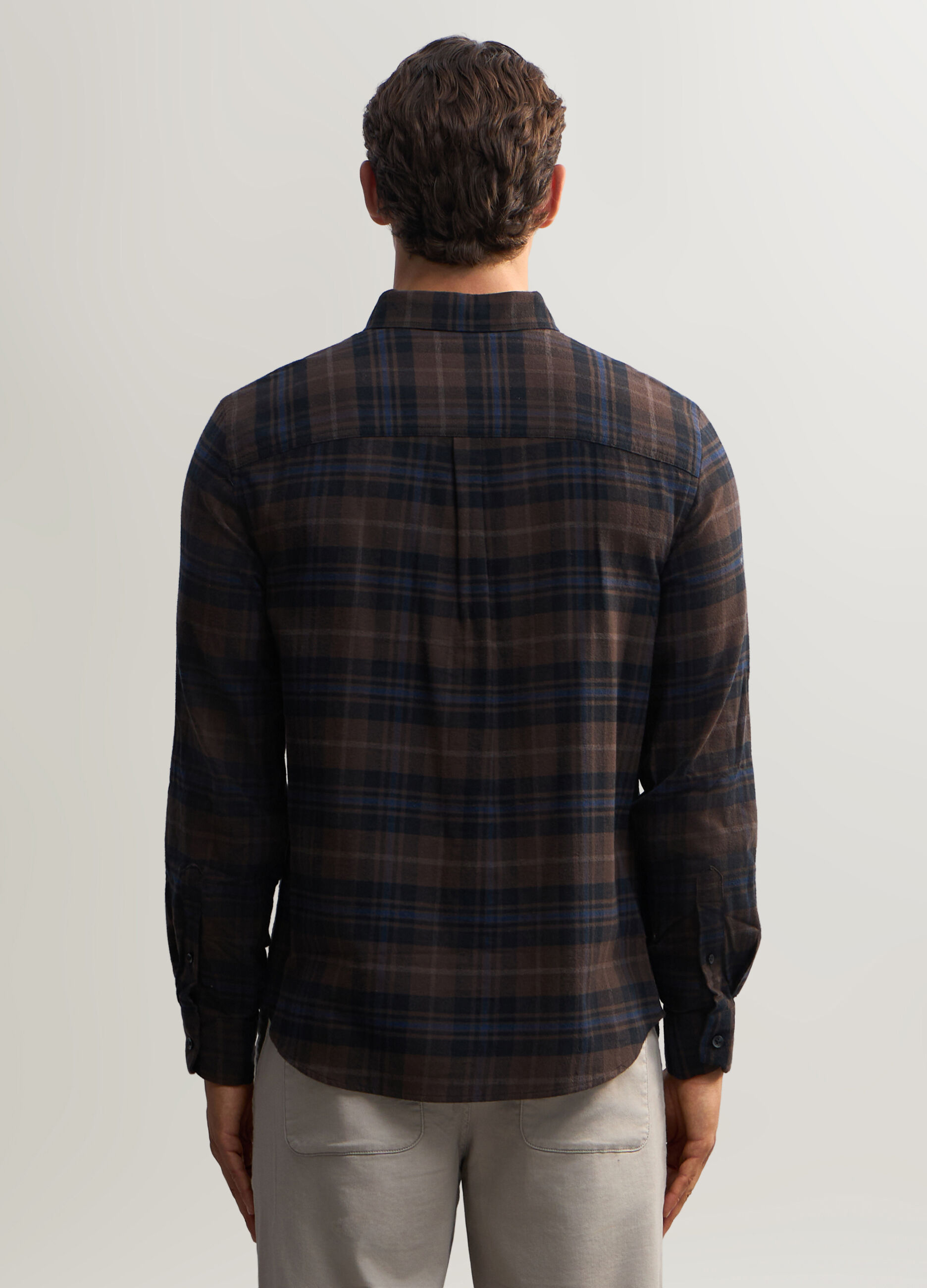 Camicia tartan in flanella uomo_1