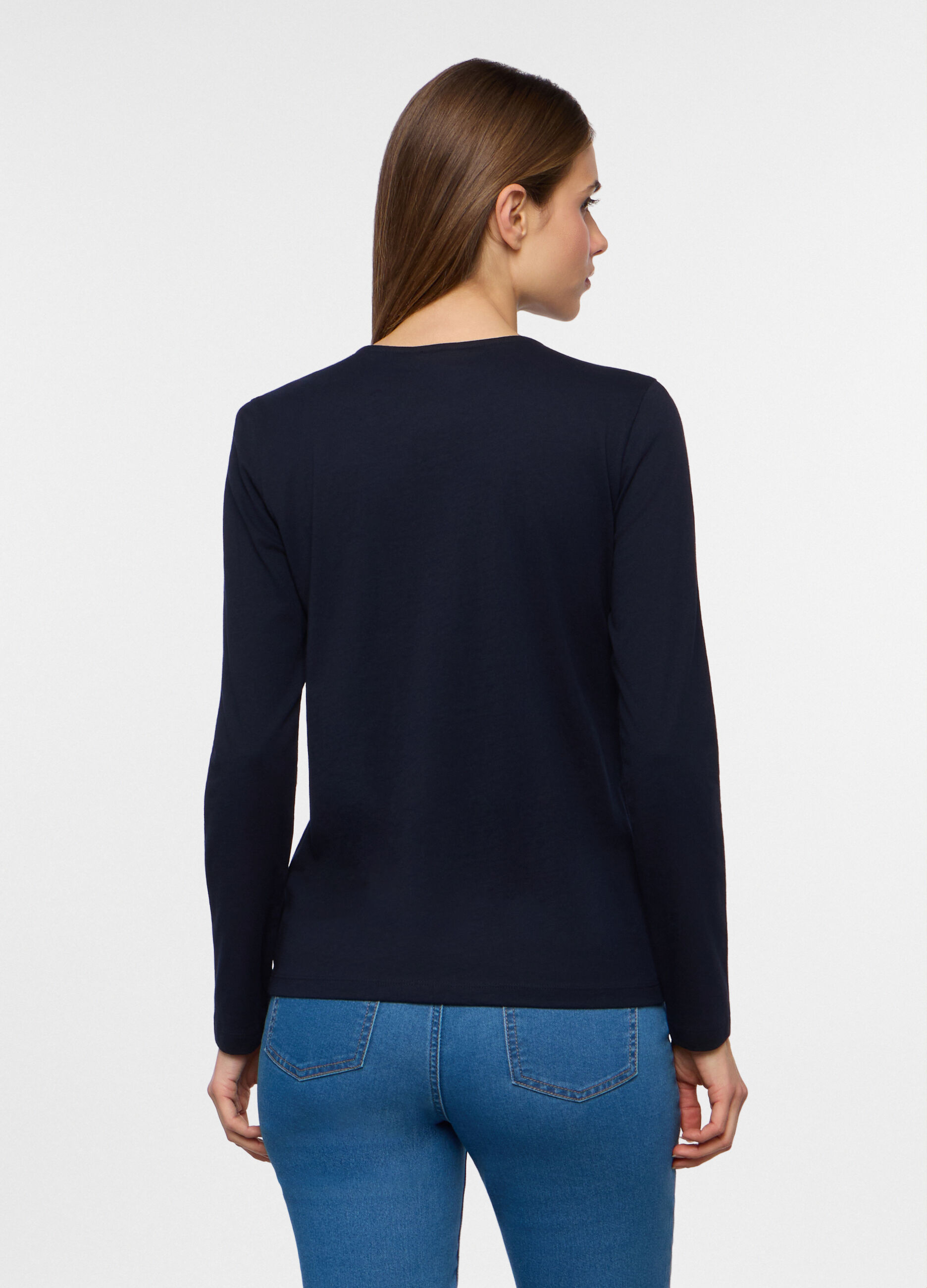 T-shirt girocollo donna_1