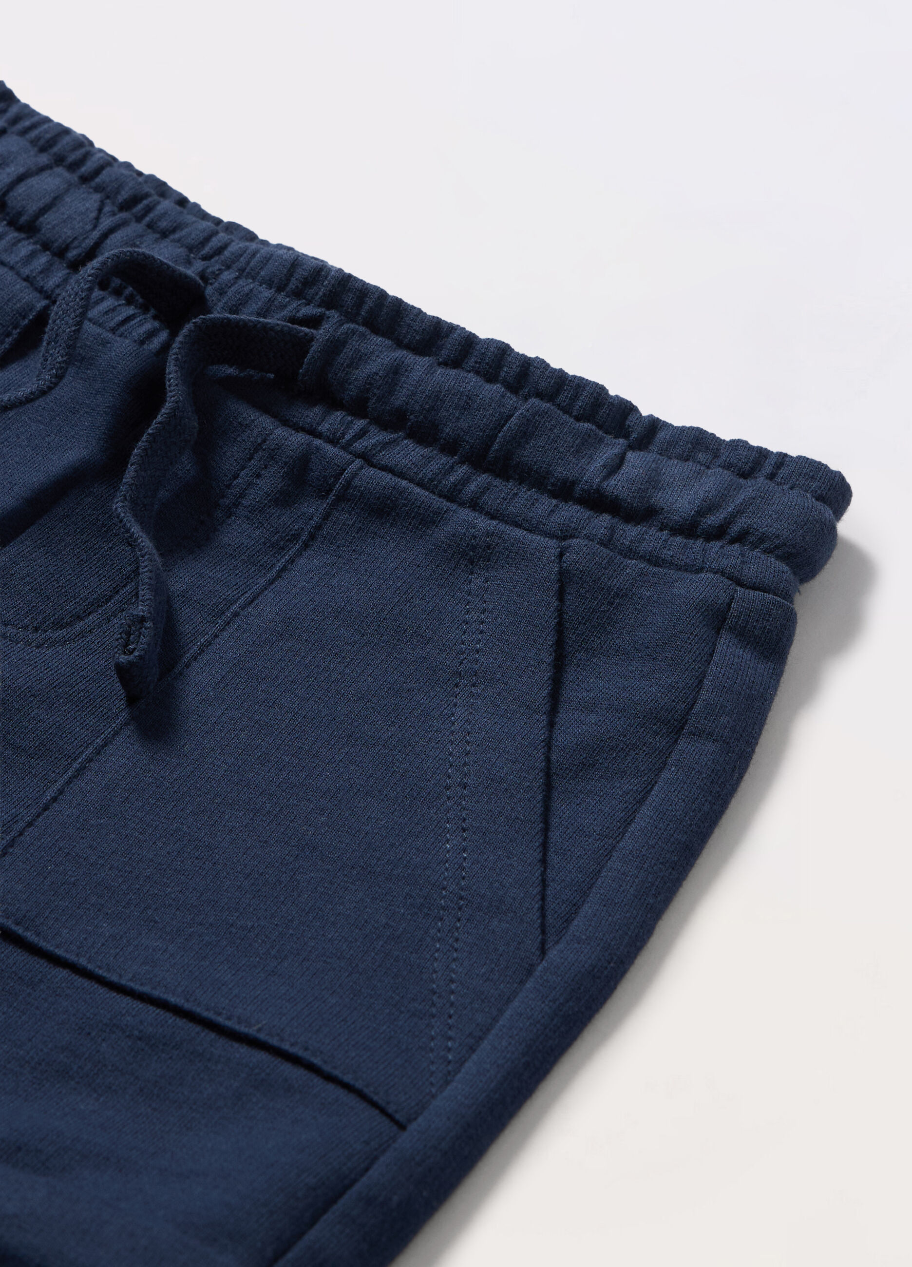 Shorts in french terry di puro cotone neonata_1