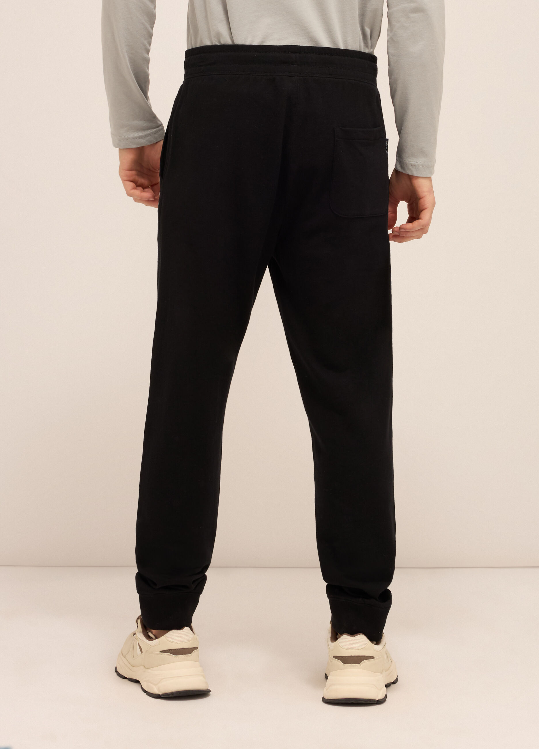 Jogger in puro cotone uomo_1