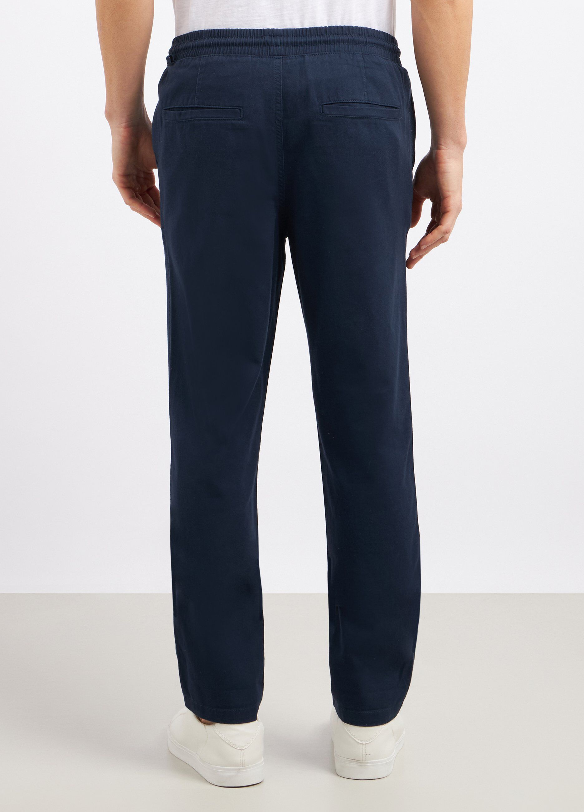 Pantaloni in puro cotone uomo_1