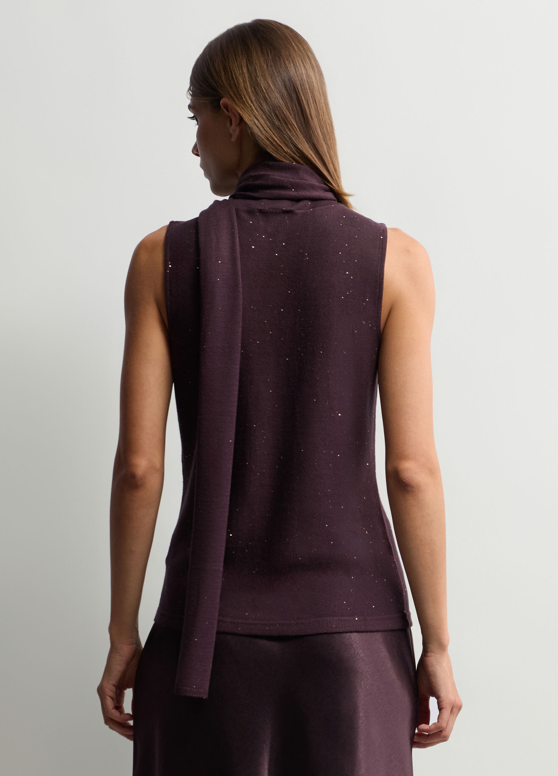 Top Fit Over in maglia rasata donna_1