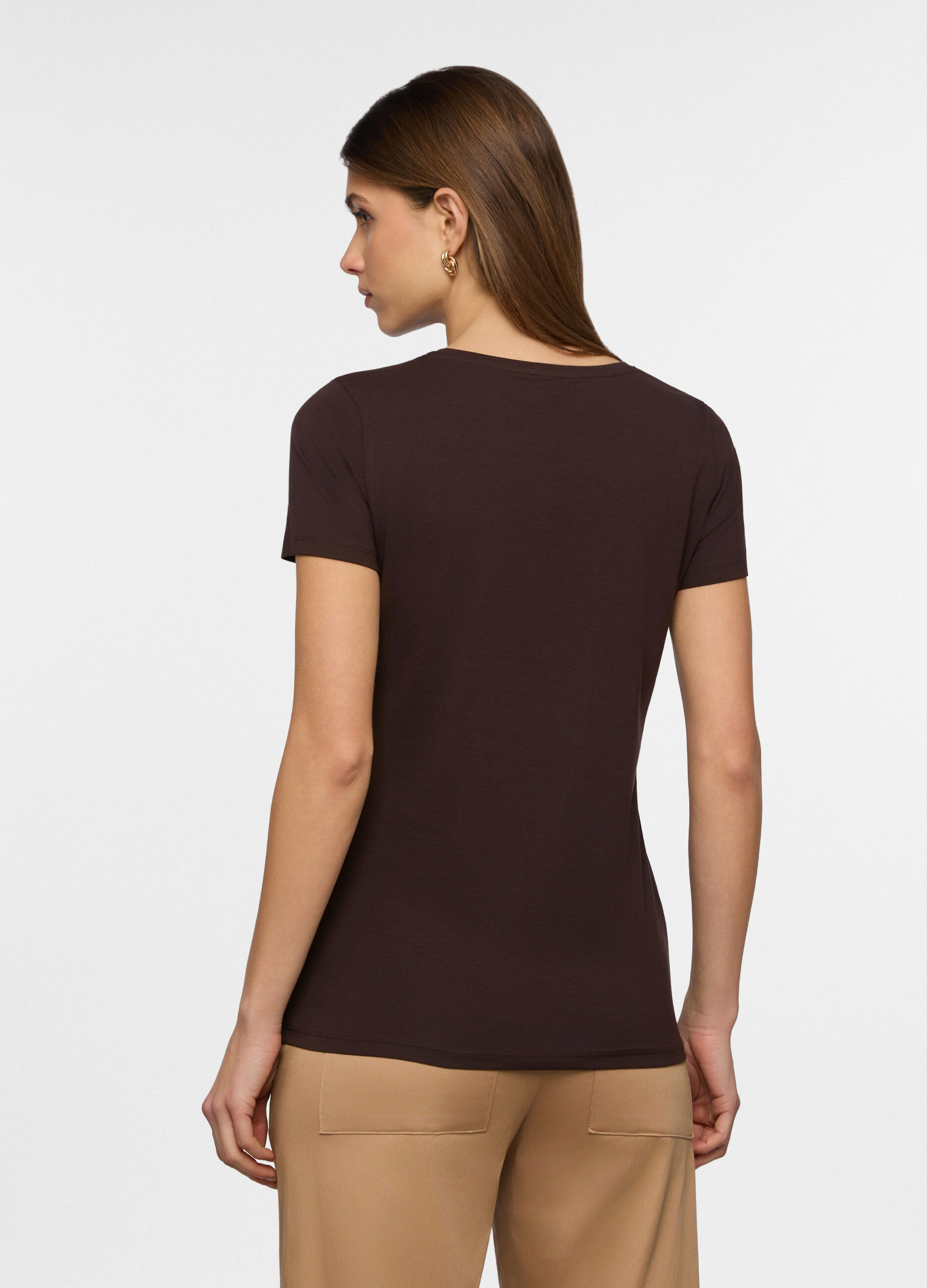 T-shirt girocollo donna_1