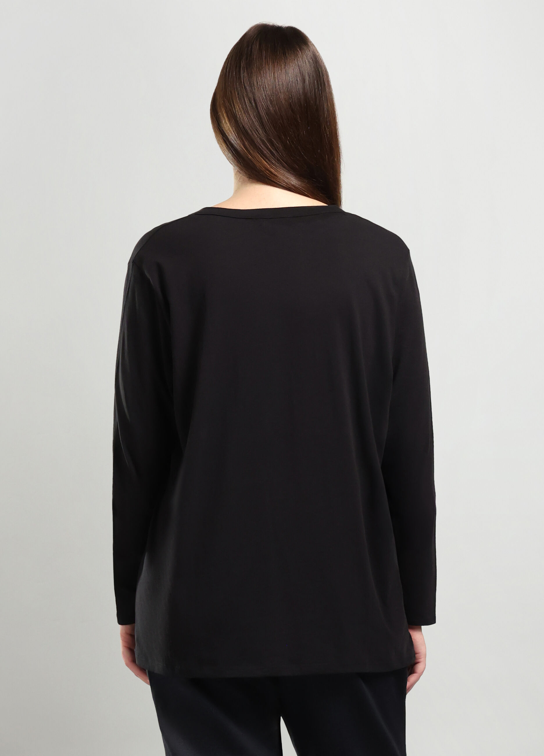 T-shirt in puro cotone donna curvy_1