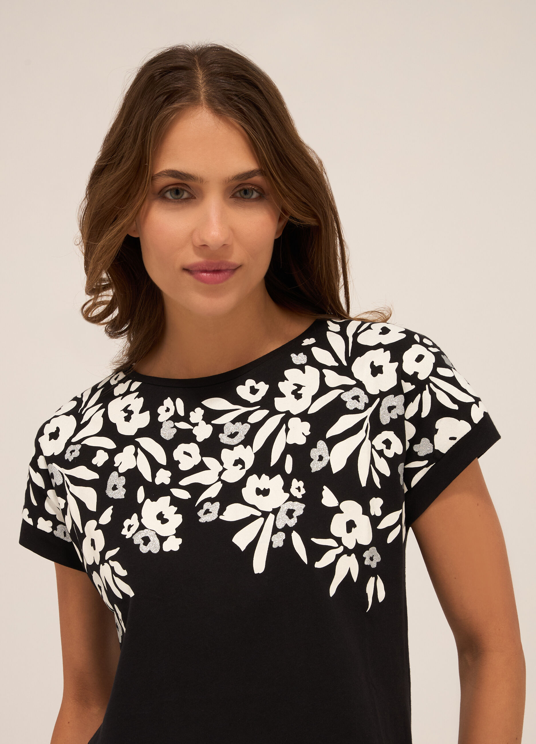 T-shirt in puro cotone donna_2