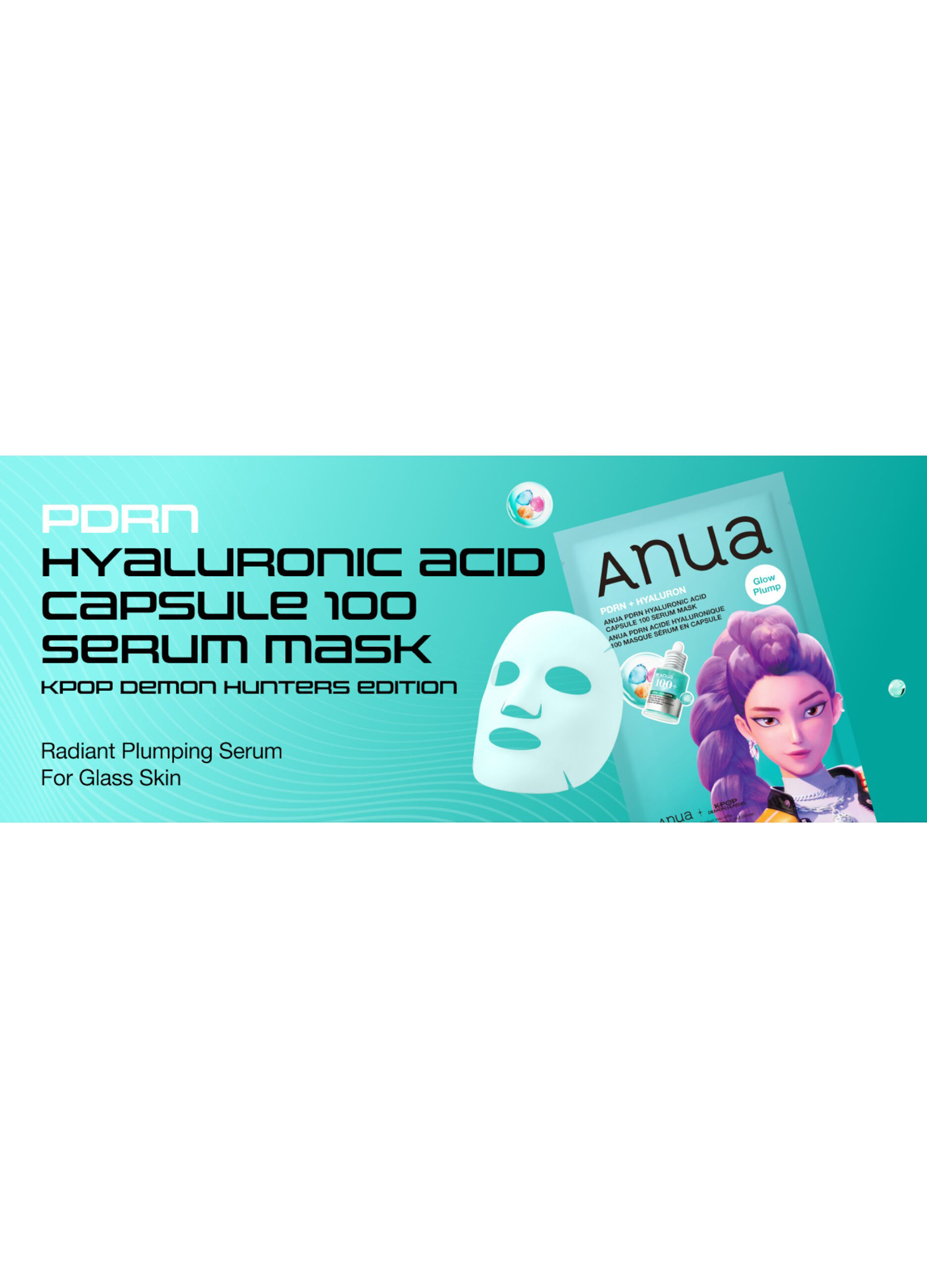 Pdrn Hyaluronic Acid Capsule 100 Serum Mask 23Ml - Anua KPop Demon Hunters_7