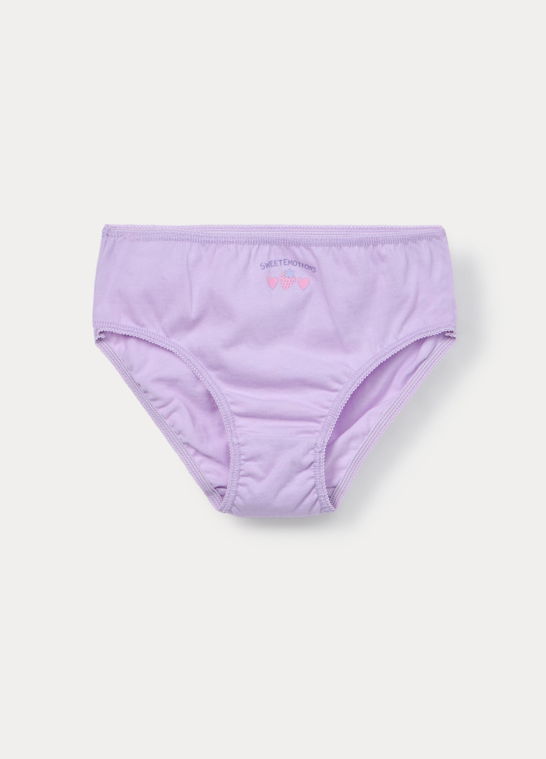 Pack 5 slip in jersey di puro cotone bambina_1