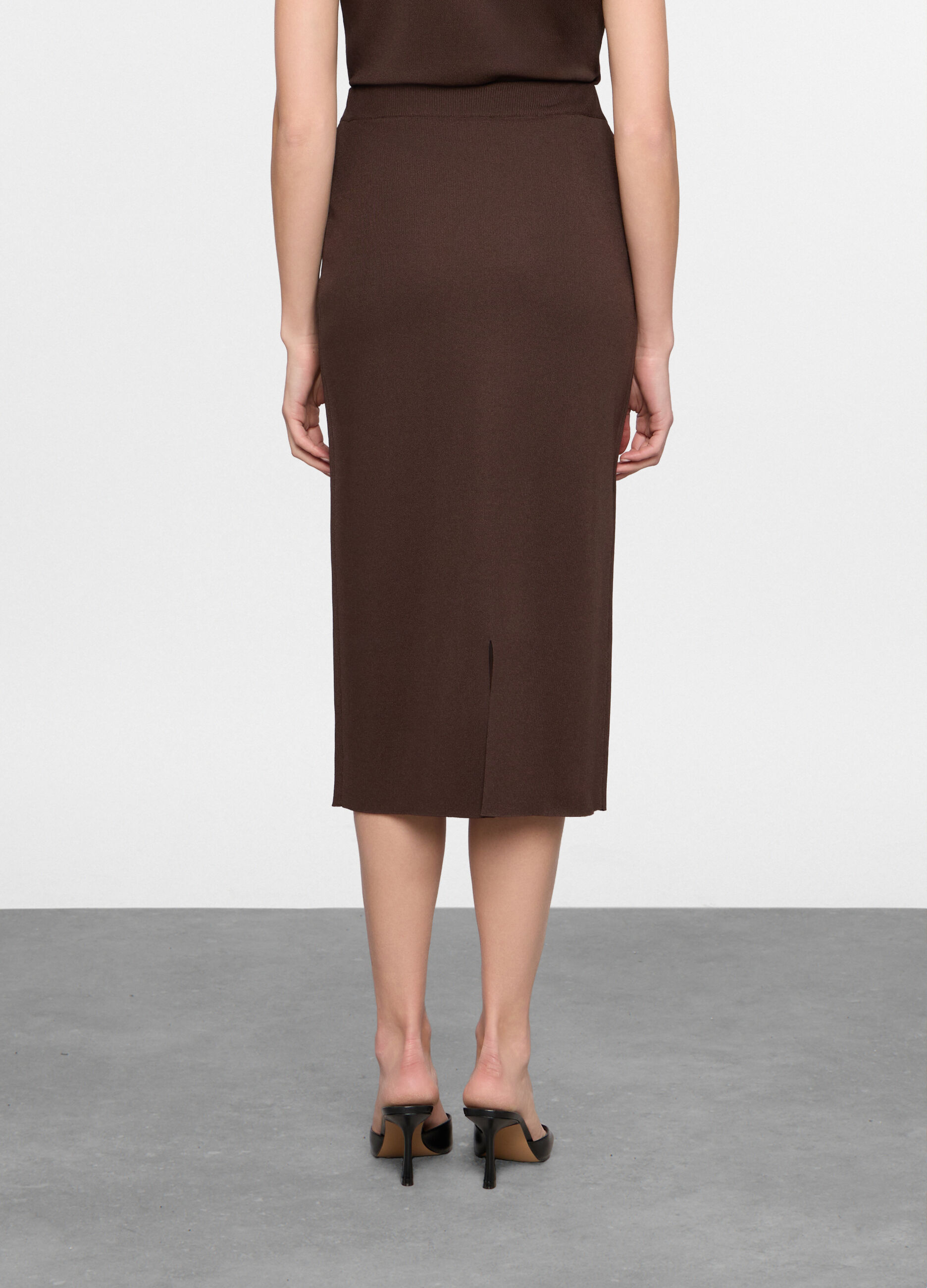 Gonna lunga in maglia donna_1