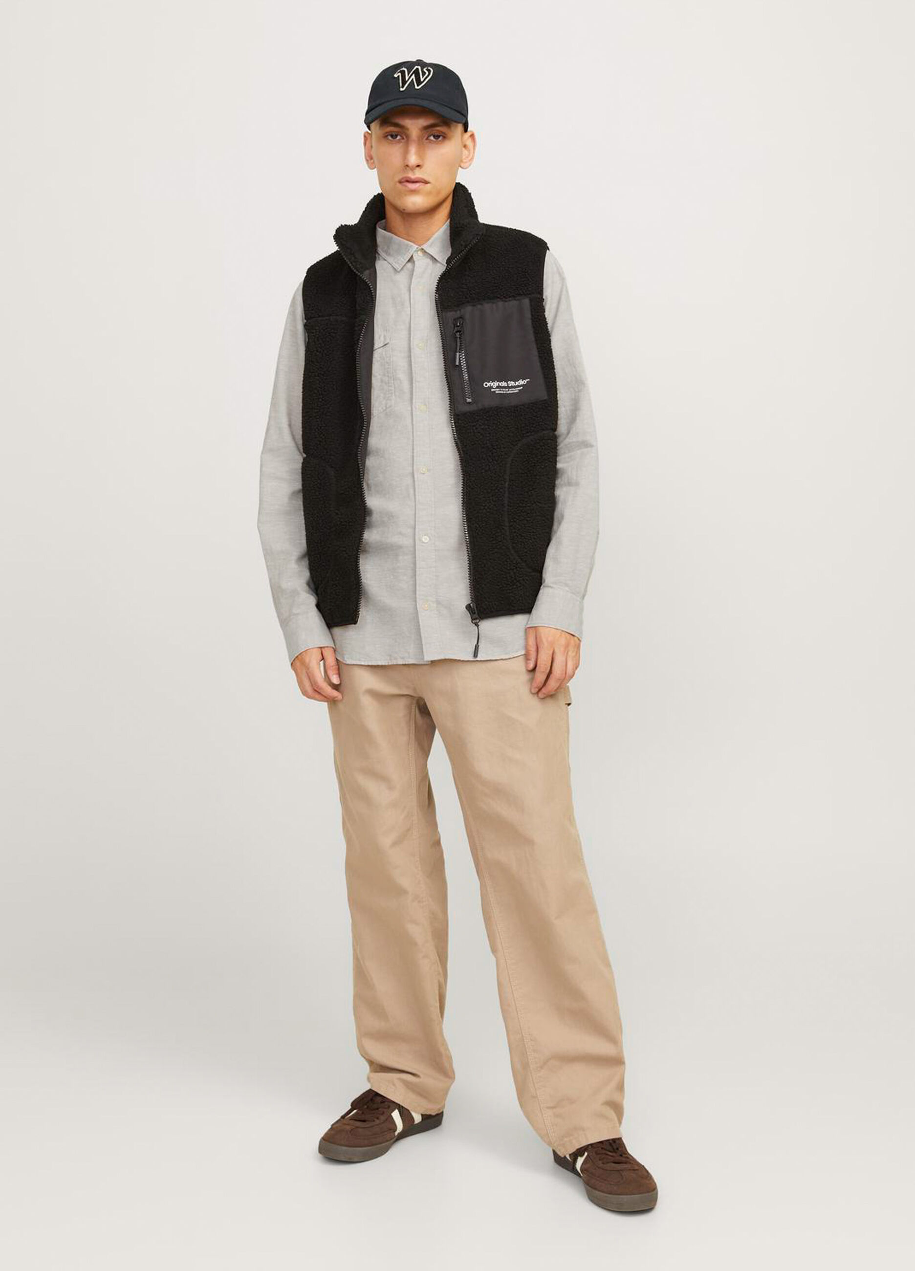 Camicia a maniche lunghe con taschini_0